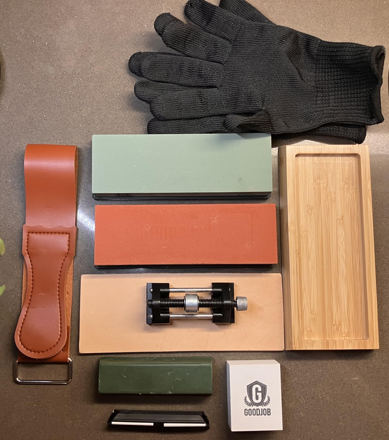 Complete Knife Sharpening Stone Kit, Double-Sided Grit400/1000 & 3000/8000 customer photo 1