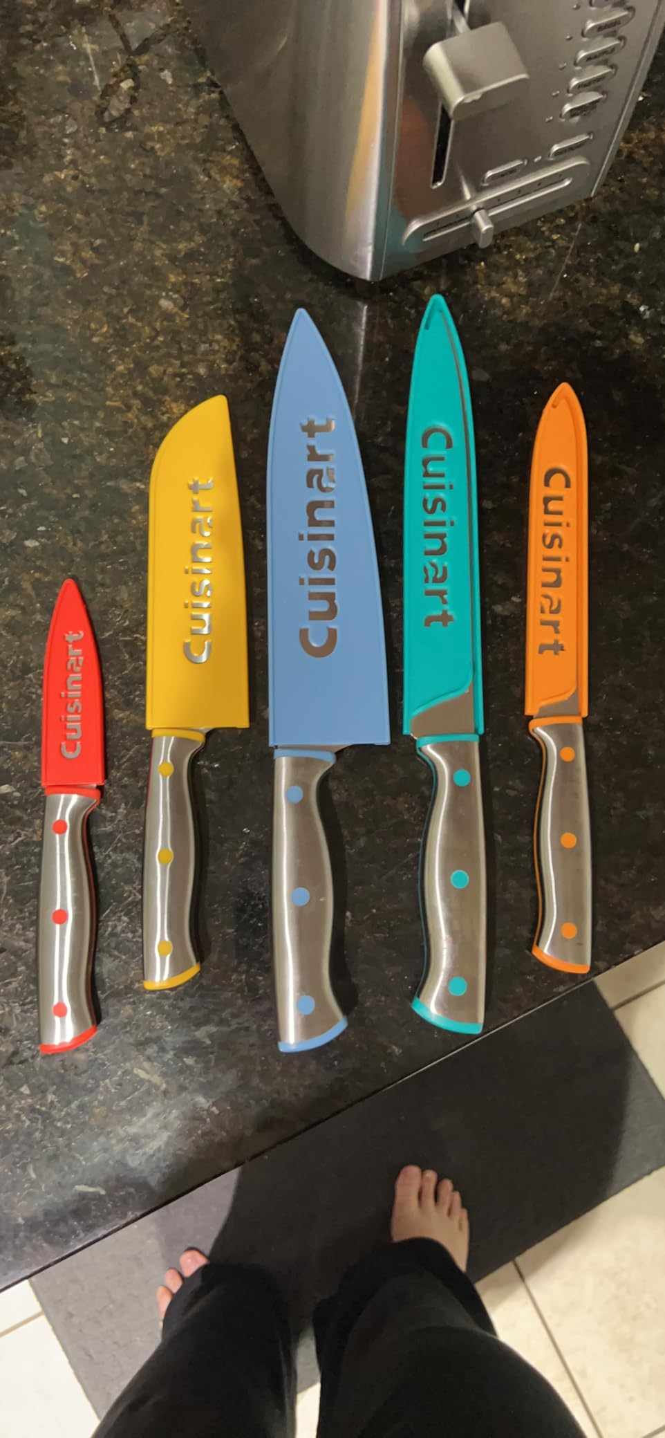 Cuisinart C77CR-10P 10pc Stainless Steel ColorCore™ Color Rivet Set with Blade Guards customer photo 2