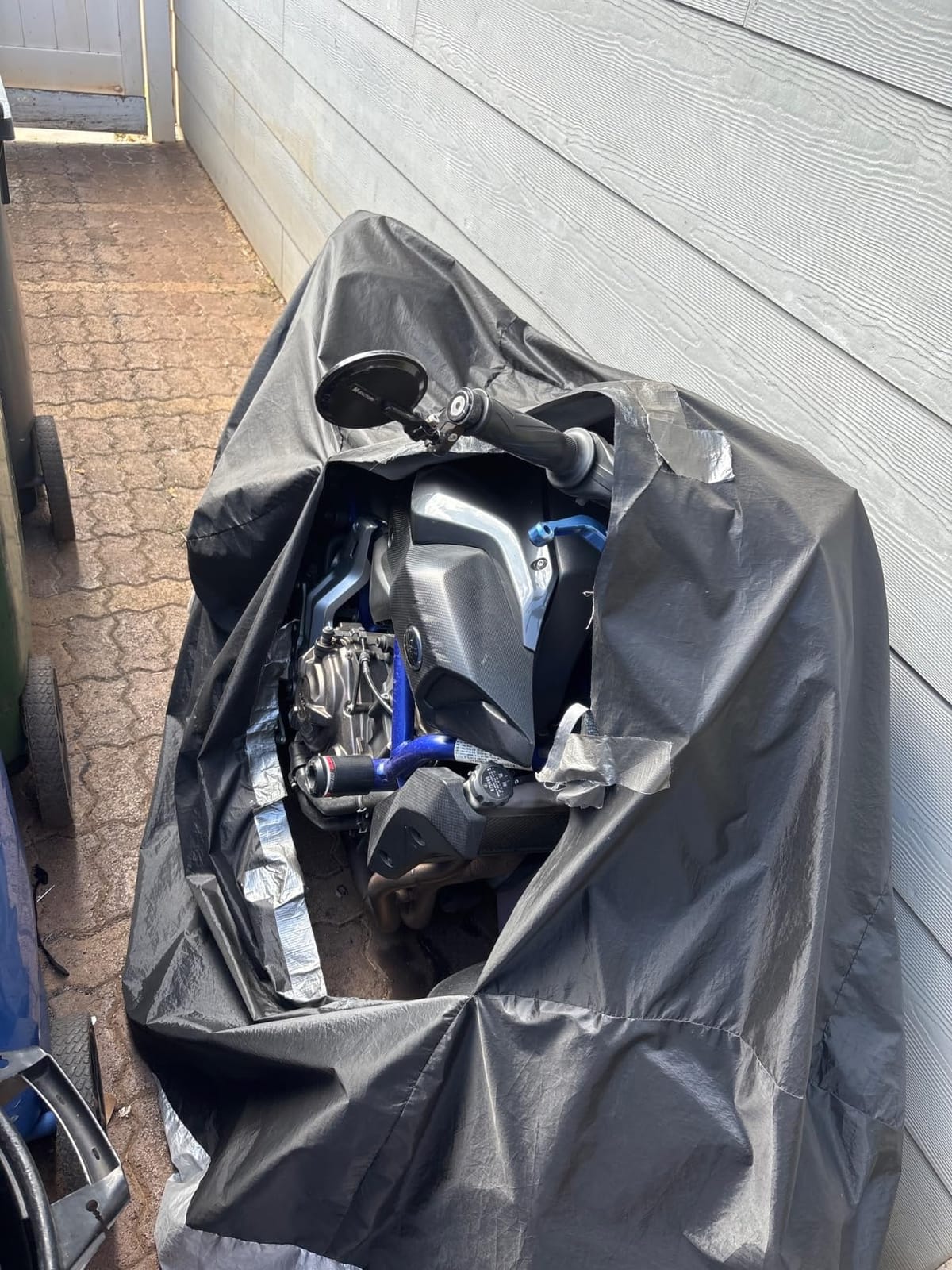 Hanmir Motorcycle Cover Waterproof Outdoor with Lock-Holes & Storage Bag customer photo 1