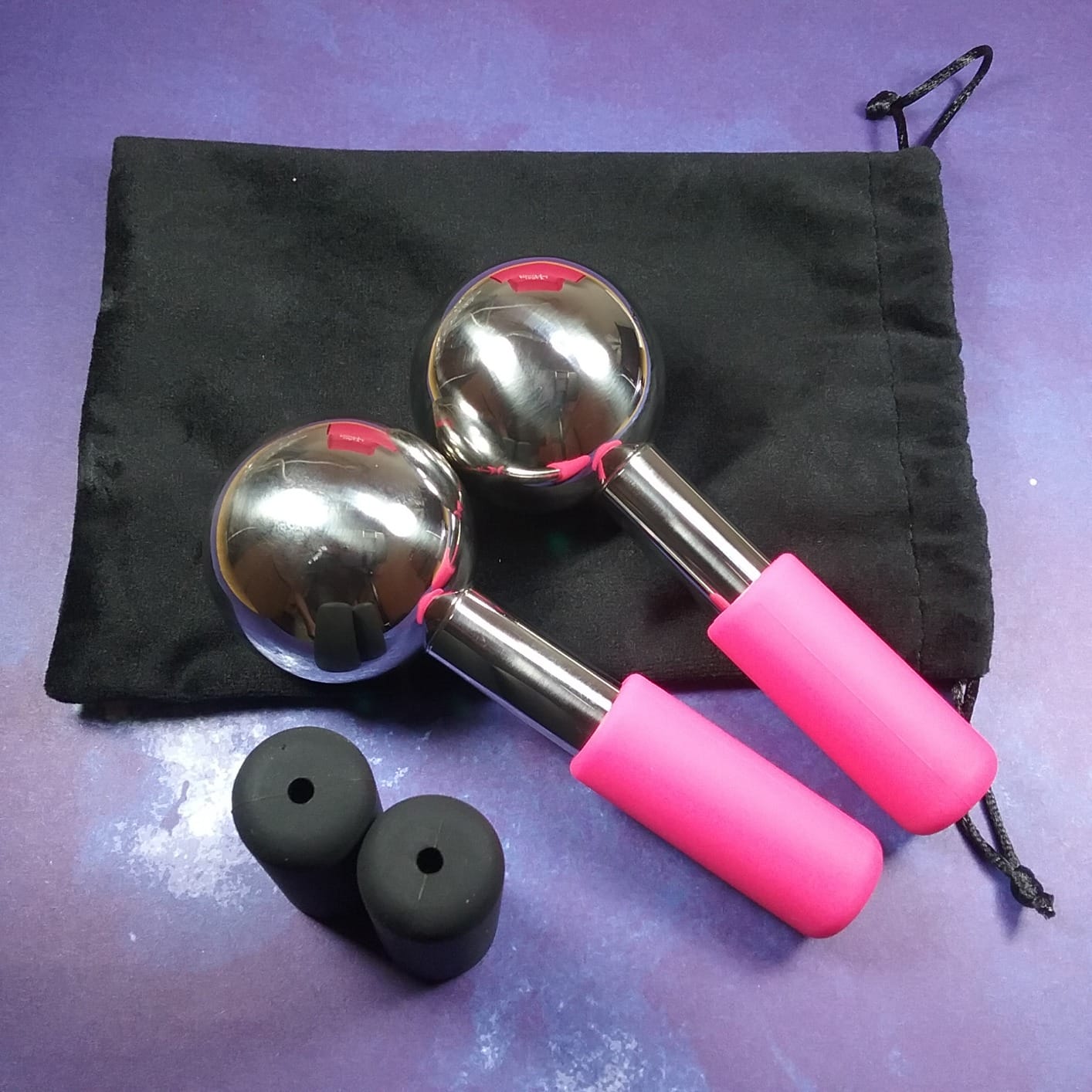 Facial Roller Unbreakable Stainless Steel Cryo Globes Magic Cooling Beauty Facial Sticks for Face, Neck & Body Cryo Sticks Cold Roller for face Puffiness Wrinkles customer photo 1