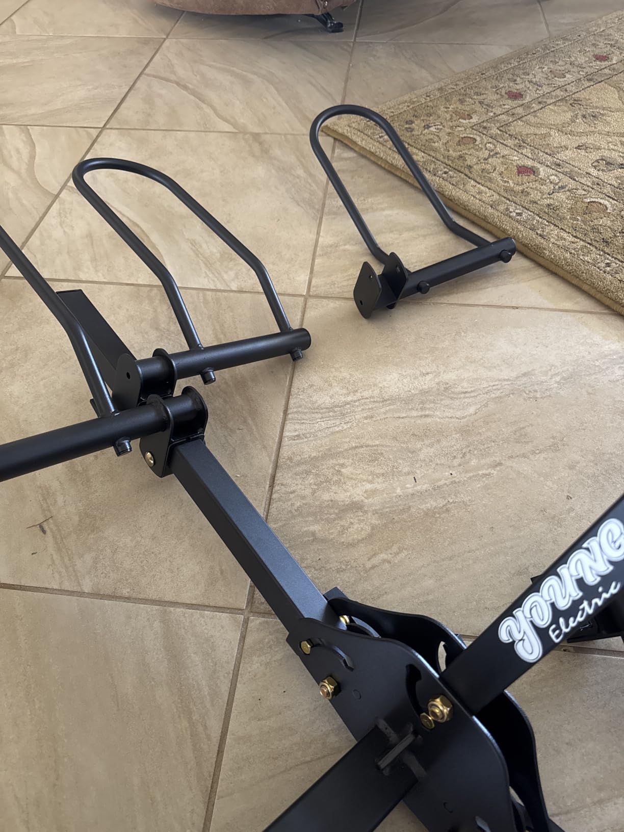 Young Bike Rack Hitch for Car - 200LB 2-Bike Rack Hitch Mount Platform Style Hitch Bike Rack，Smart Tilting & Easy Fold for Car SUV with 2 Inch Receiver，Bike Carrier Fits Up to 5-inch Fat Tire customer photo 1