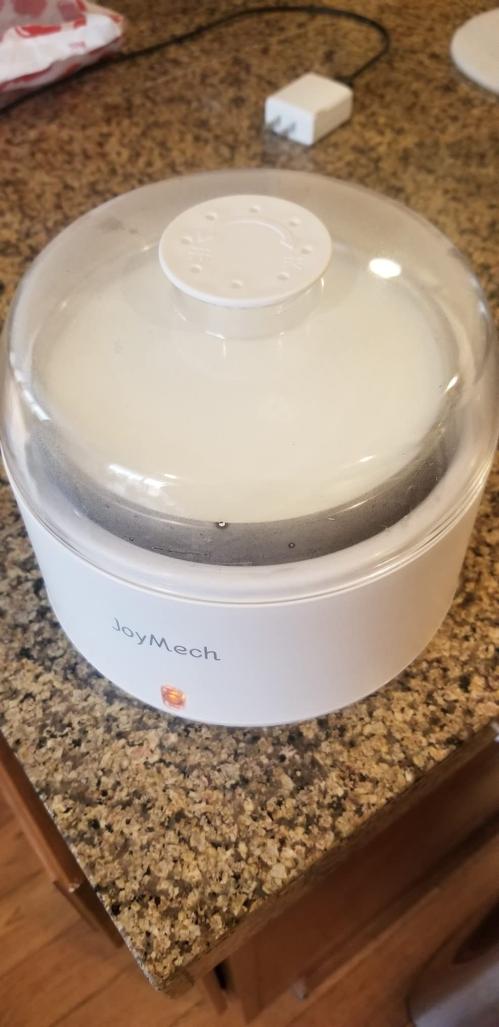 JoyMech Yogurt Maker, Compact Greek Yogurt Maker Machine with Constant Temperature Control, Stainless Steel Container, 1 Quart for Home Organic Yogurt customer photo 1