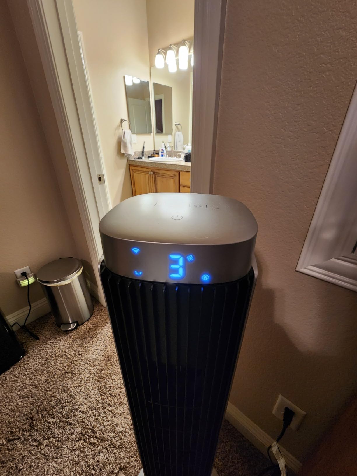 DREO Smart 42'' Tower Fan for Bedroom, 12 Speeds, 20dB Quiet Standing Fan customer photo 2