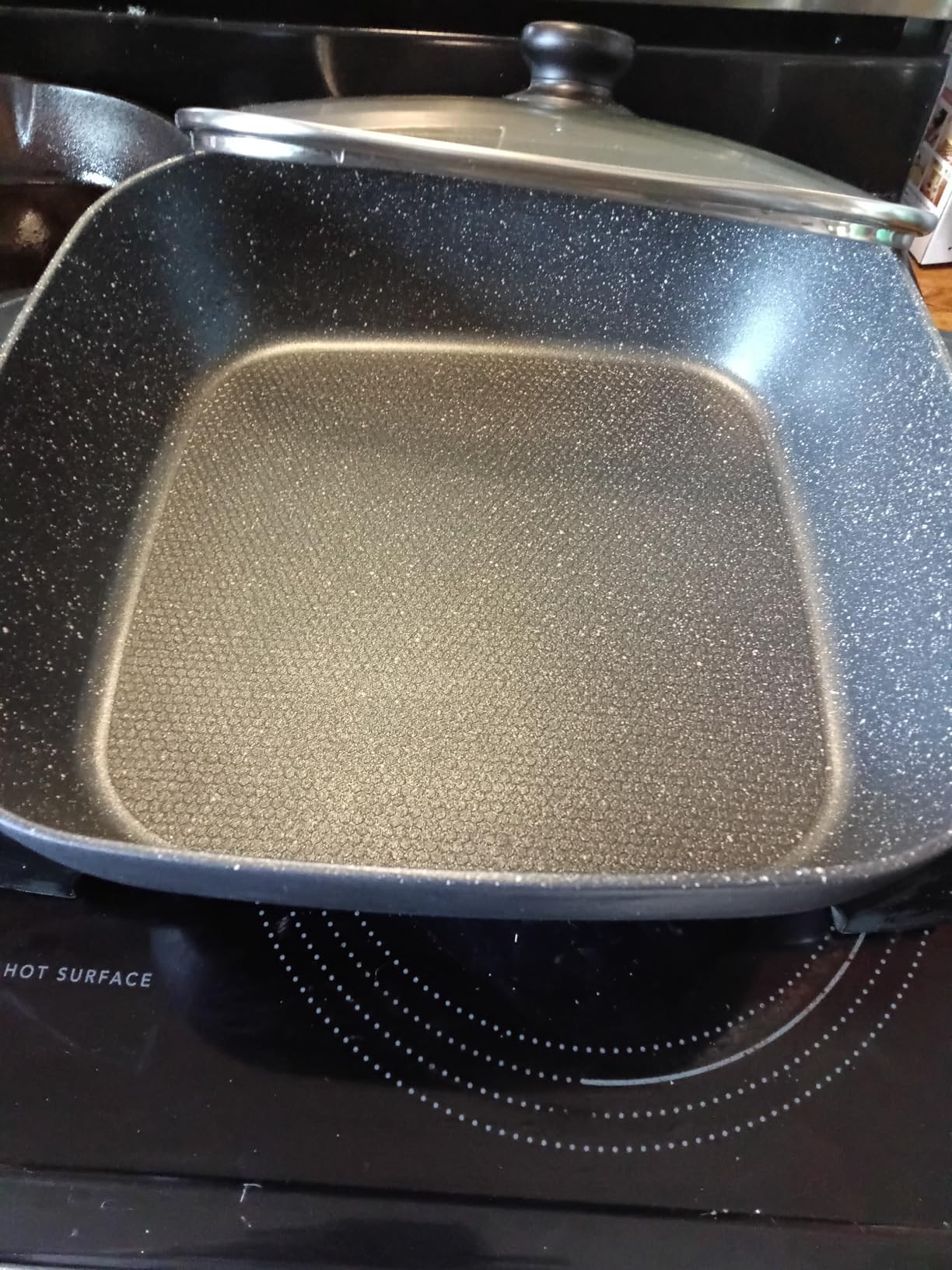 Elite Gourmet EG-6203# Non-Stick Electric Skillet, 10.5Qt, Black customer photo 1