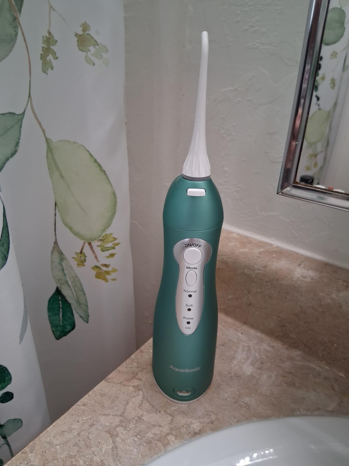 AquaSonic Aqua Flosser Water Flosser, ADA Accepted, Black customer photo 2