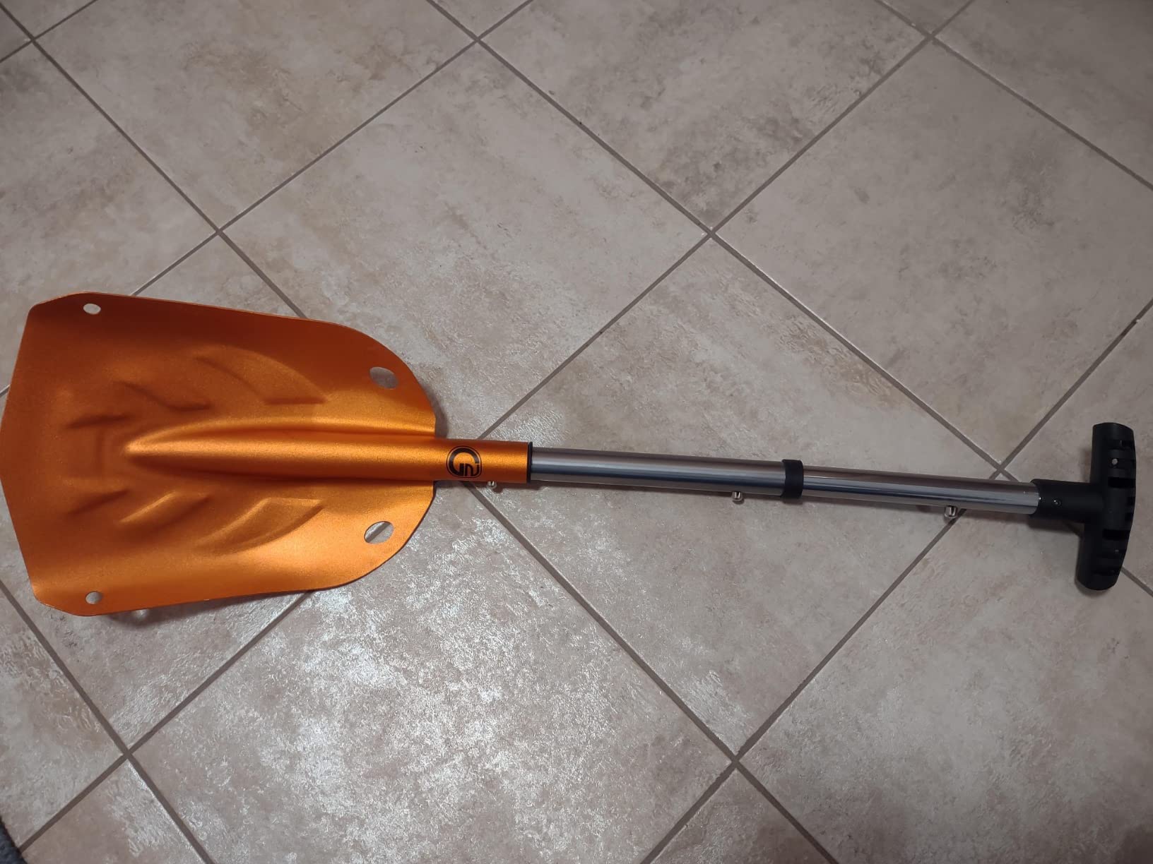 G2 Backcountry Lightweight Telescopic Avalanche Snow Shovel, Storage Down to 13 inch, Durable Aluminum Alloy Material, ABS Anti-Slip Proof Handle, Compact Storage Size (Blue) customer photo 2