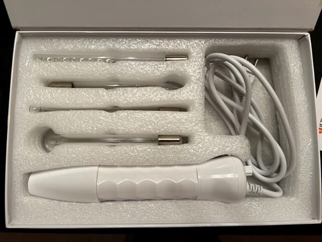 High Frequency Facial Wand - Uaike 4 in 1 Violet Portable Handheld customer photo 2