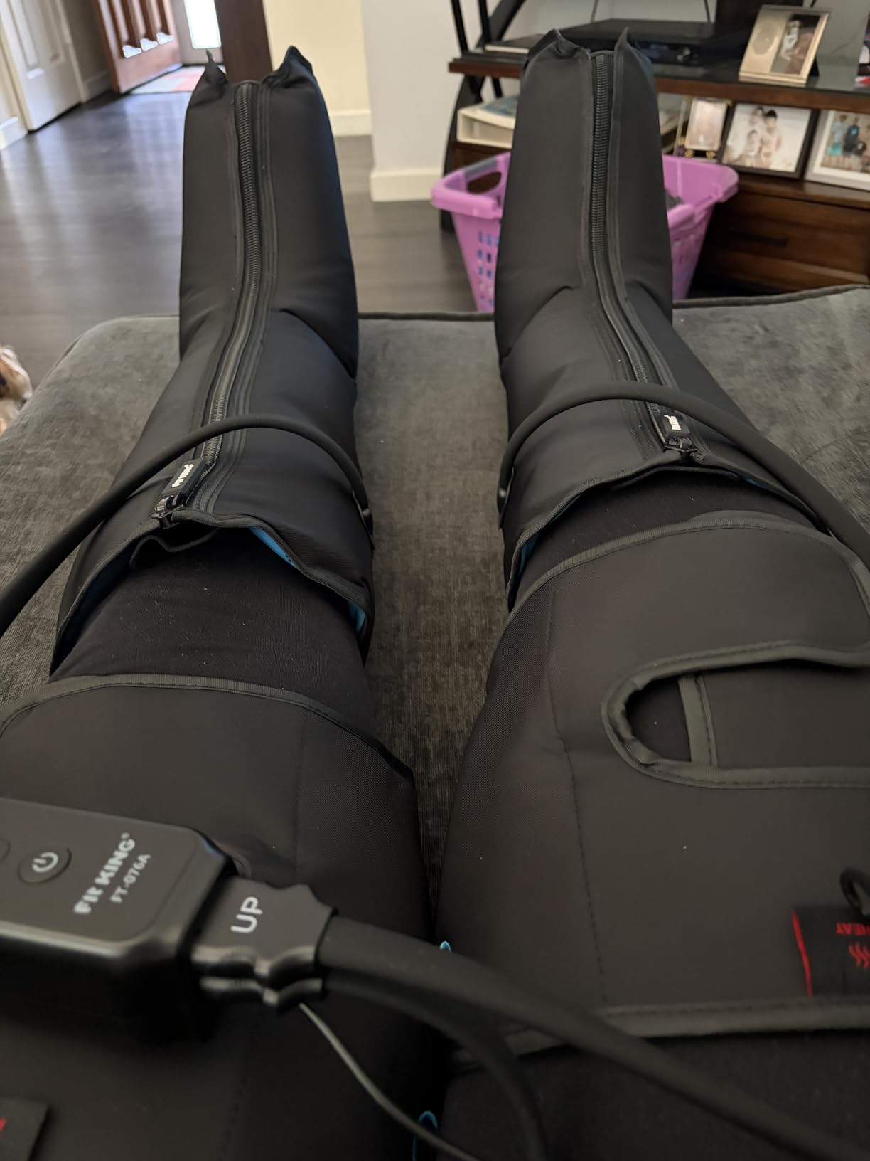 FIT KING Leg Compression Massager with Heat for Circulation and Pain Relief customer photo 1