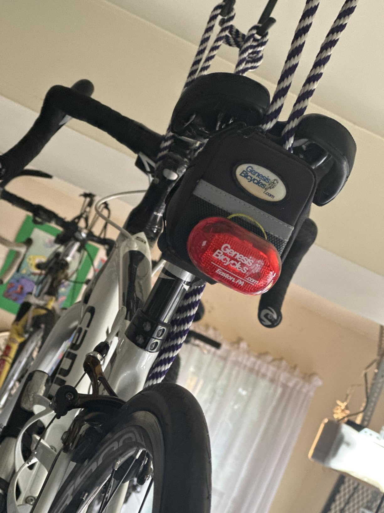 Wallmaster Ceiling Bike Hanger, Bicycle Lift Hoist Pulley System for Garage customer photo 1