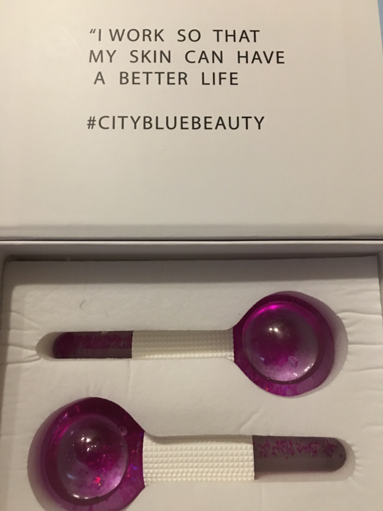 Ice Cryo Sticks Facial Globe with Golded Essence- 2PC Cooling Globes for Cold or Hot Skin Massagers, Face Globe for Skin Care Routine customer photo 2