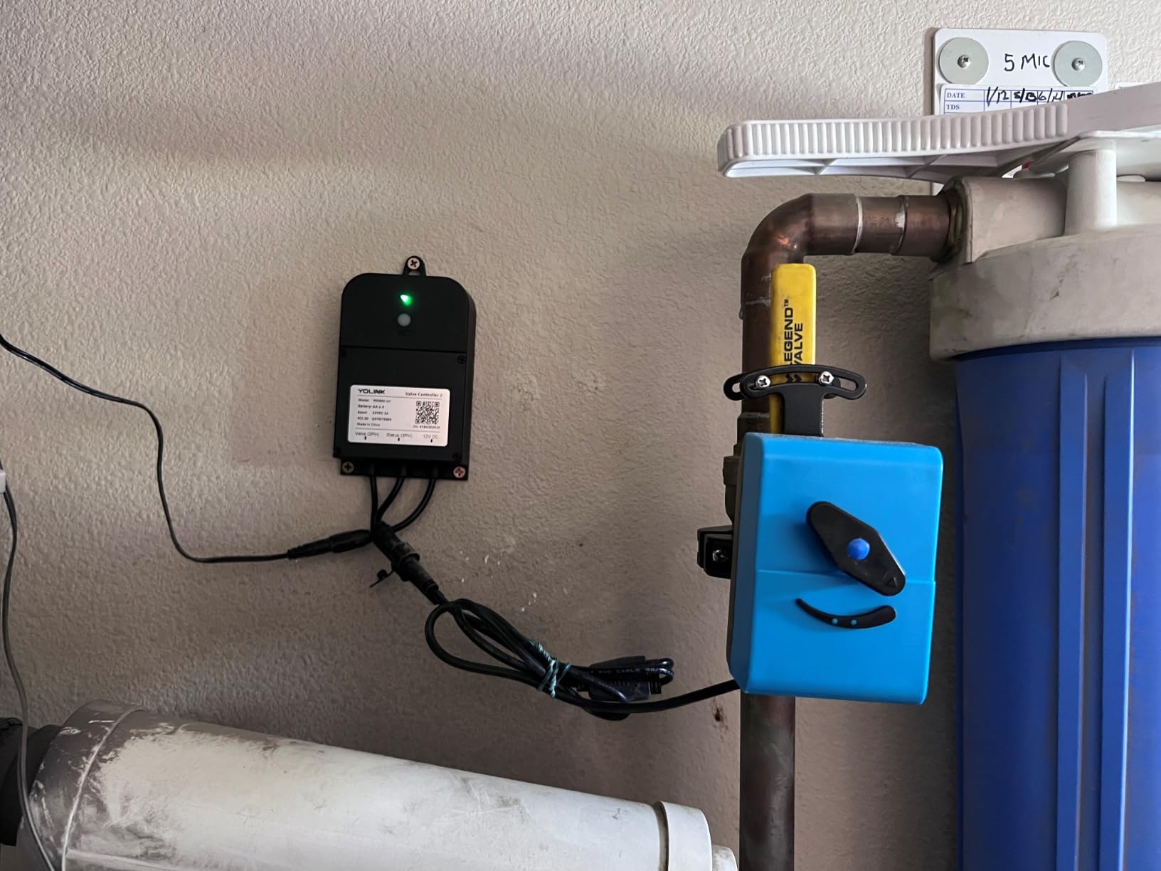 YoLink X3 Version Smart Water Leak Protection Kit: X3 Valve Controller, Bulldog, (4) Leak Sensors & Hub customer photo 2