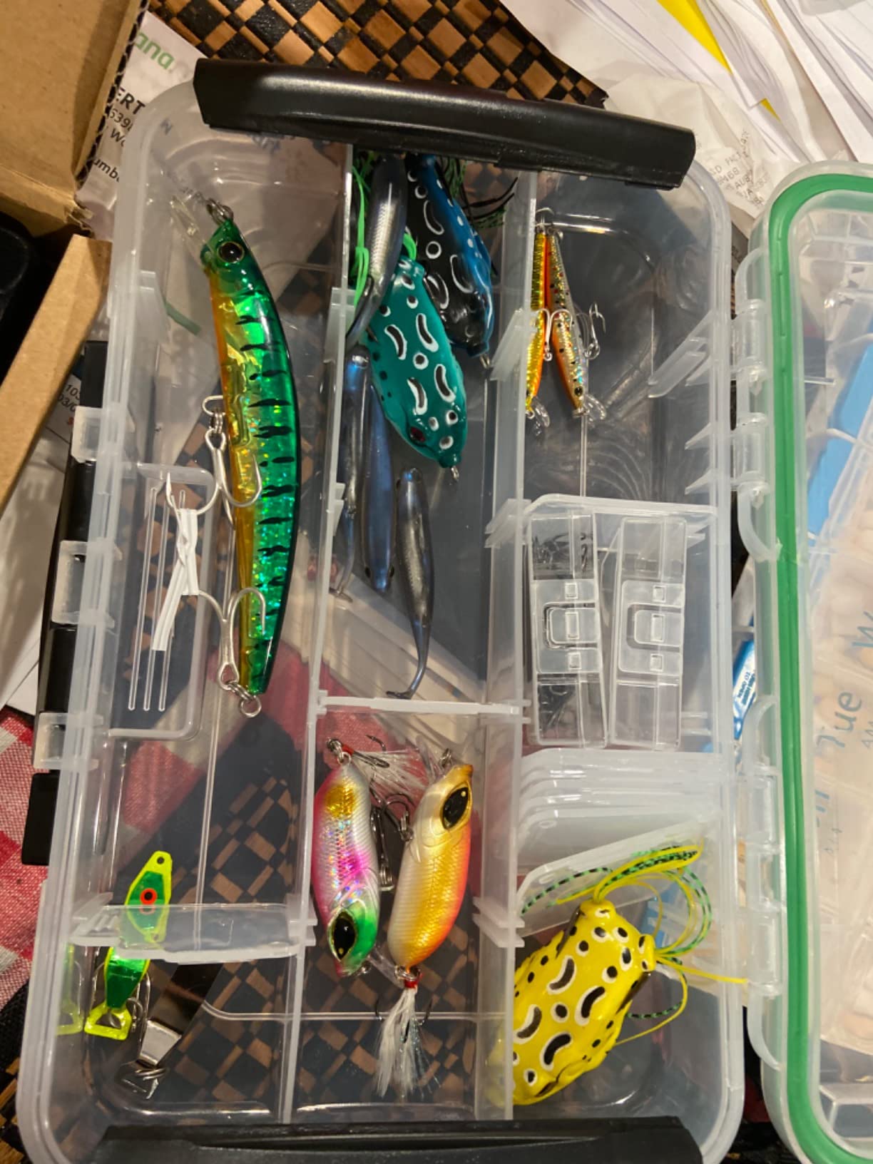 Ghosthorn Waterproof Fishing Tackle Box Organizer 3600 Lure Storage 3 Pack customer photo 2