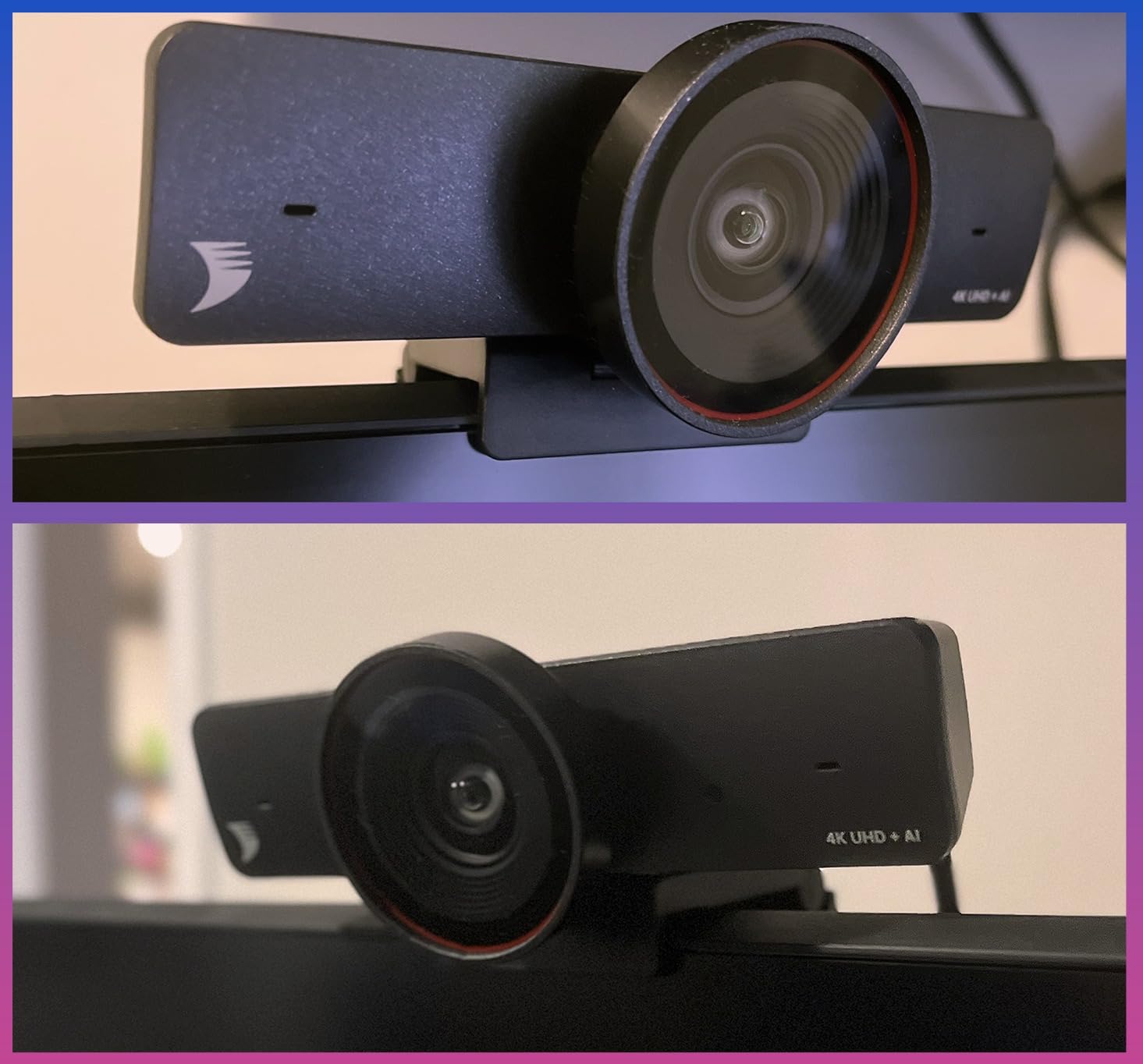 4K AI-Powered Conference Webcam with Microphones, 120° FOV, Zoom Certified customer photo 2