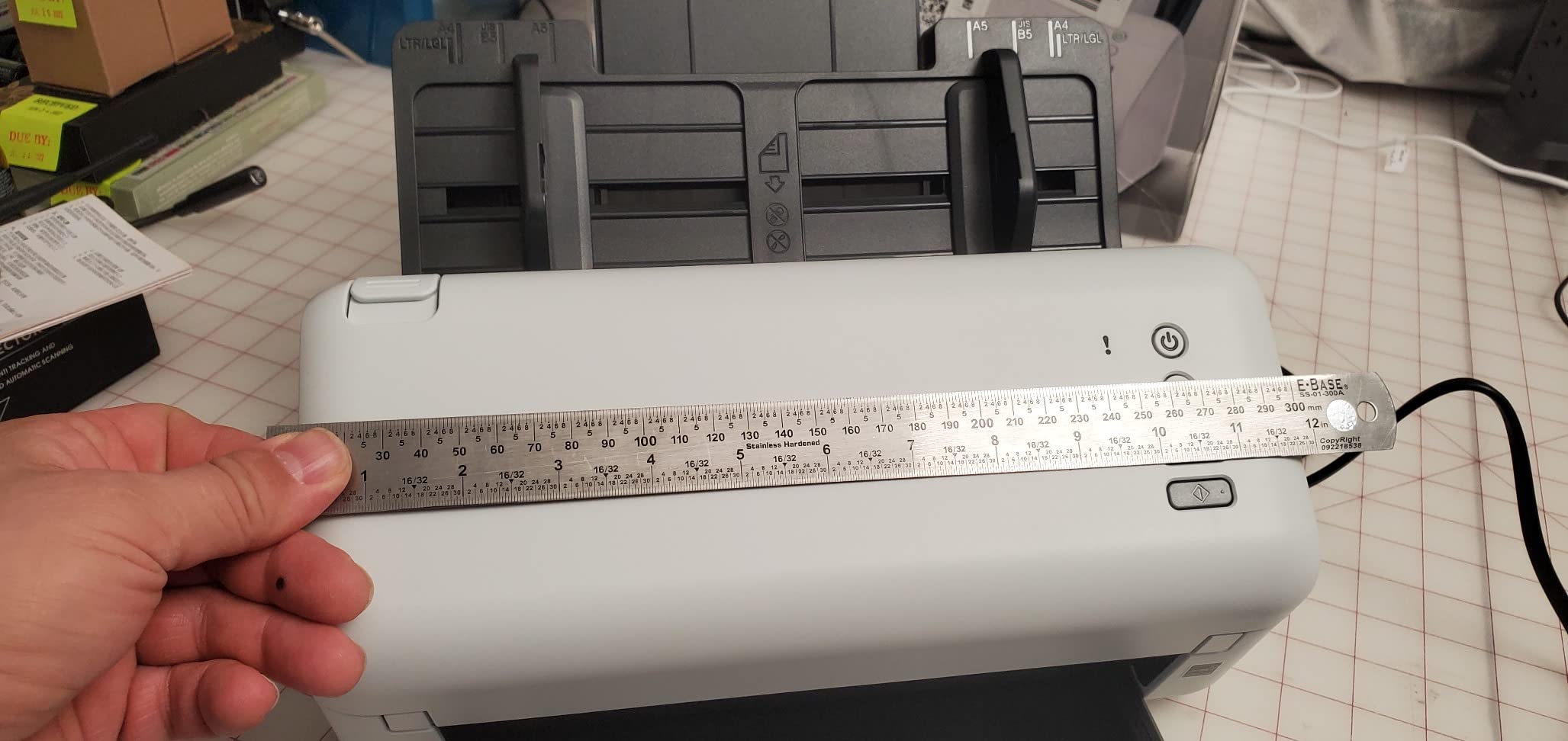 Brother ADS-3100 High-Speed Desktop Scanner | Compact with Scan Speeds of Up to 40ppm, White customer photo 1
