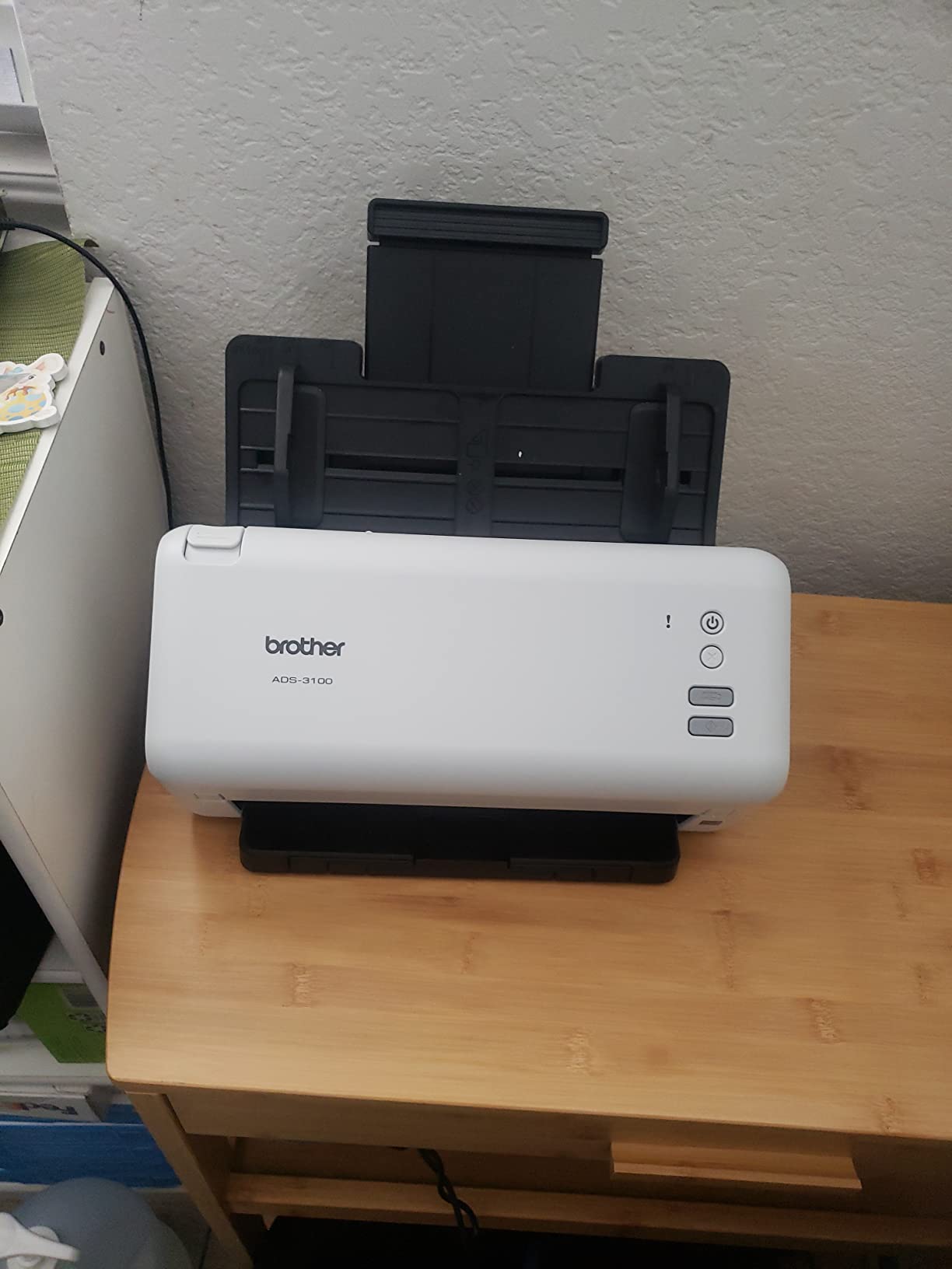 Brother ADS-3100 High-Speed Desktop Scanner | Compact with Scan Speeds of Up to 40ppm, White customer photo 2