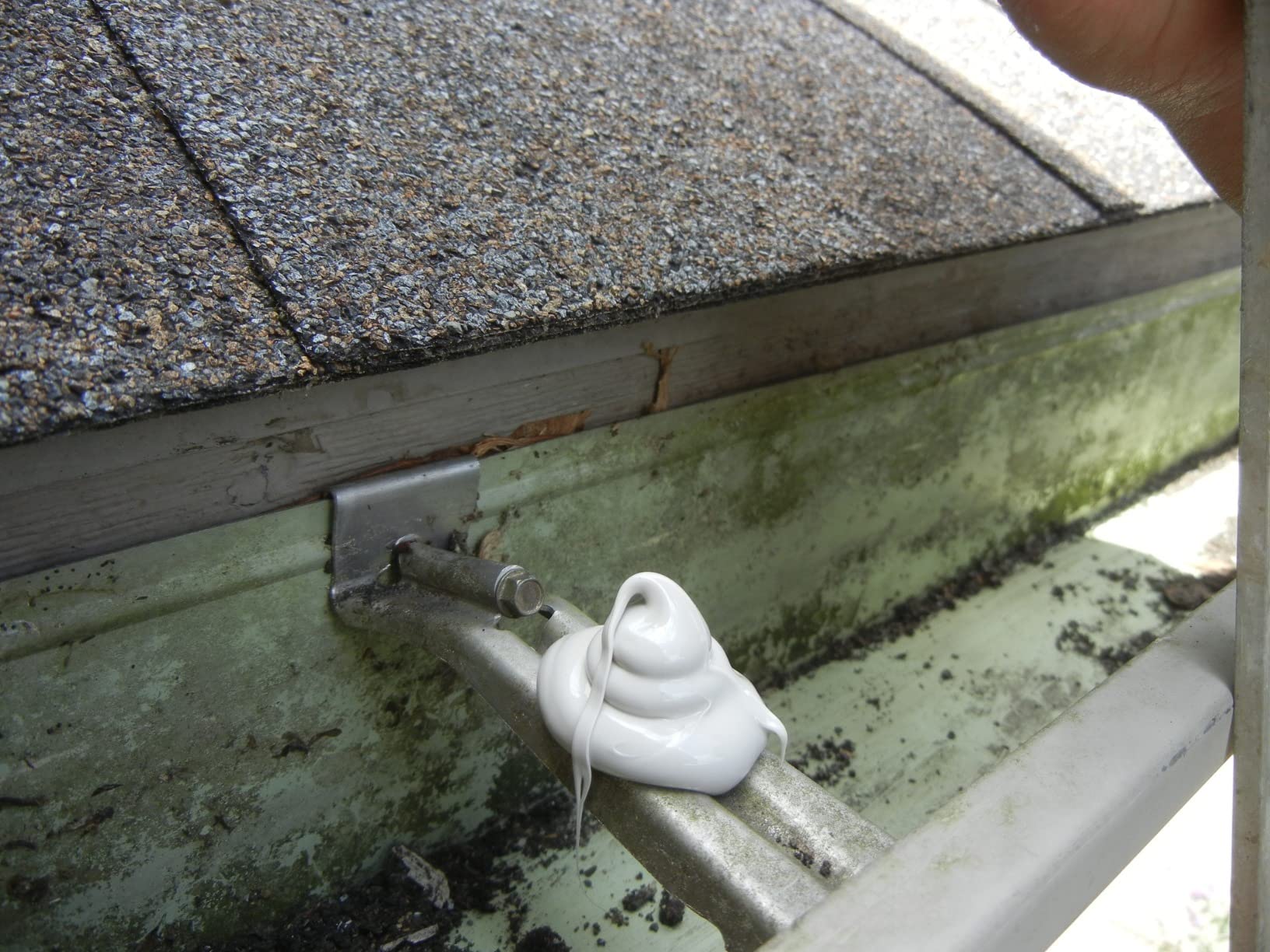 Micromesh Gutter Guards, 5 Inch, 25 FT, Stainless Mesh, White customer photo 2