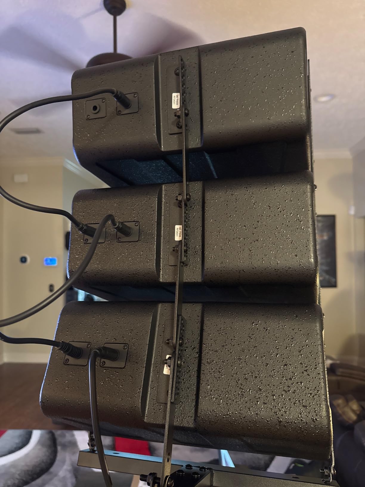 RECK CLUB-8000 18-inch 8000W P.M.P.O Stereo DJ/Powered PA Speaker System Combo Set 6 Line Array Speakers and Two 18 inch Subwoofers with Bluetooth/USB/SD Card/Remote Control customer photo 1