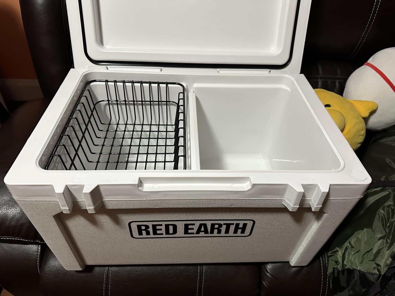 GiNT Ultra-Light 52 Quart Large Hard Cooler Insulated Portable Ice Chest Box with Basket & Divider, Up to 5-Day Ice Retention, for Beach, Boats, BBQ, Camping, Picnic, Road Trips & Travel,Fishing customer photo 1