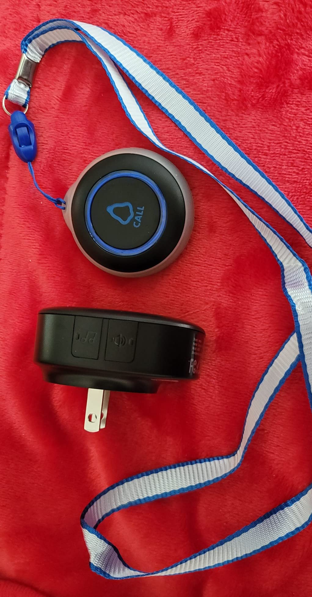 Wireless Caregiver Pager, 1 Call Button + 1 Receiver for Elderly at Home customer photo 2