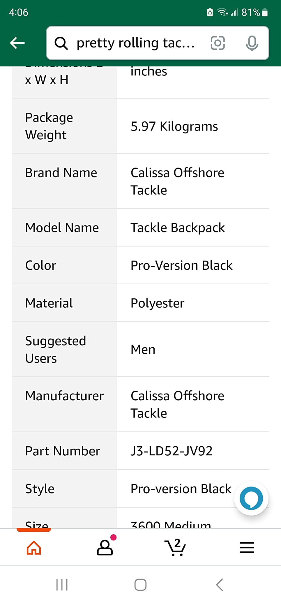 'Recon' Rolling Fishing Backpack, Tackle Box Storage Bag - Non-Corrosive Fishing Tackle Bag with (5X) 3650 Boxes - Fisherman Gifts for Men, Bags, Backpacks and Box Organizer customer photo 1