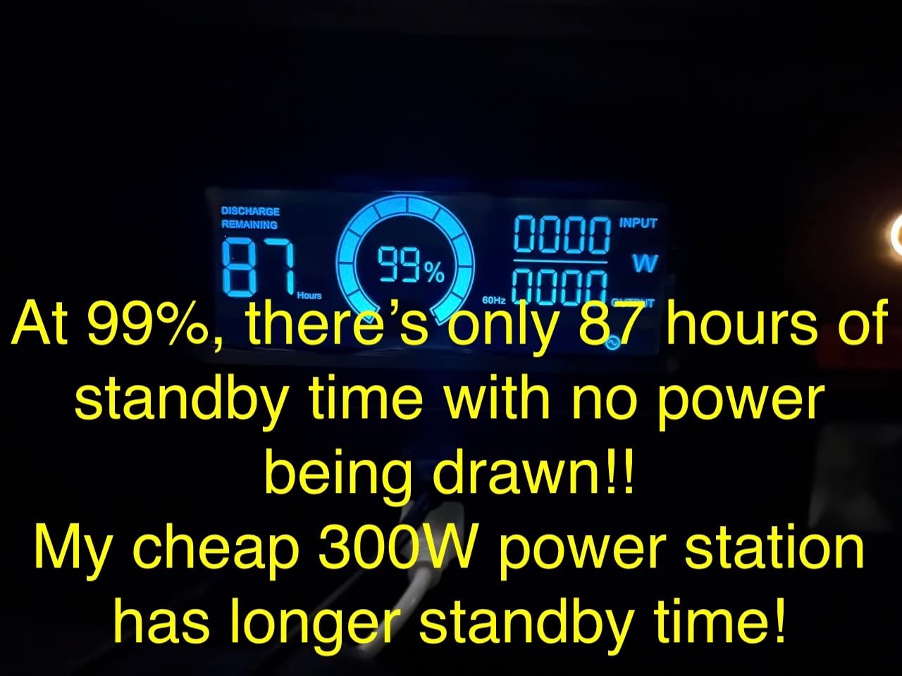 Portable Power Station 500W (Peak 1000W), 519.48Wh Outdoor Solar Generator customer photo 2