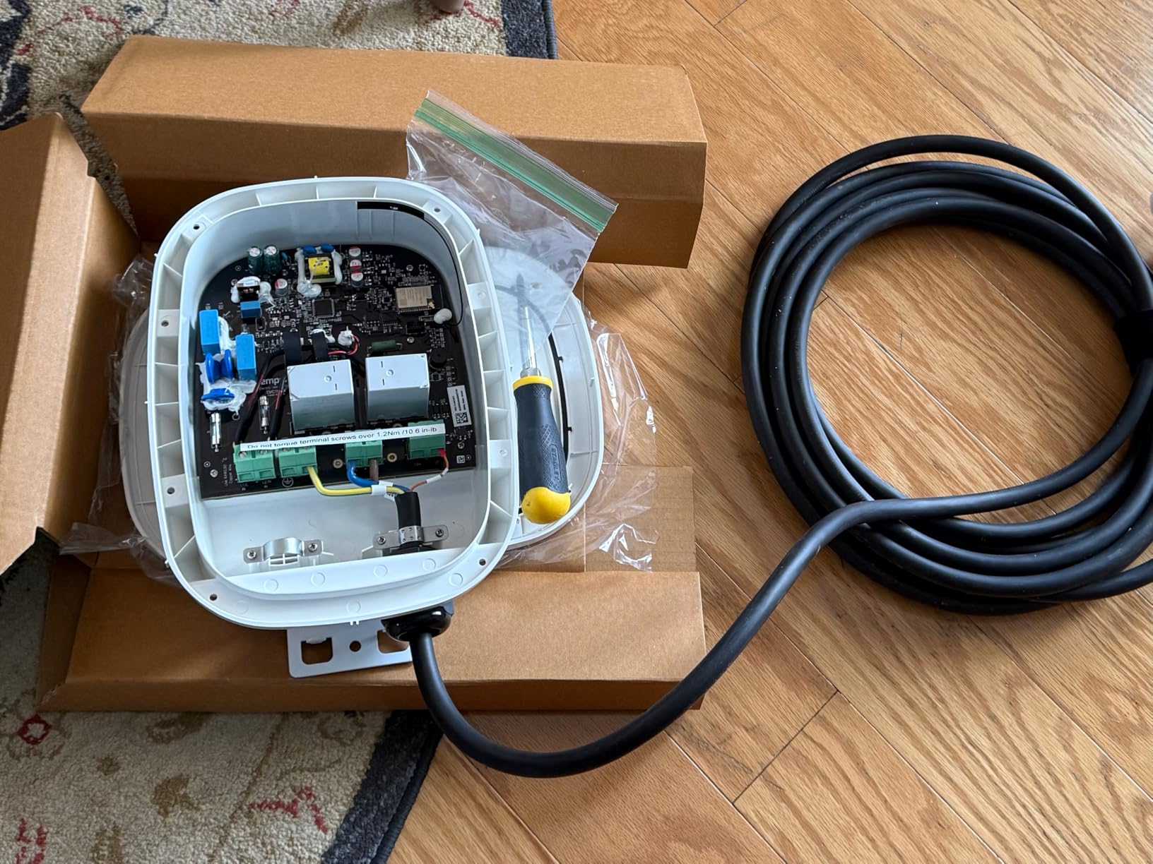EMPORIA Level 2 EV Charger w/ J1772 Connector — 48 Amp, 240V WiFi Enabled Electric Vehicle Charging Station, 25ft Cable, NEMA 14-50, White customer photo 2