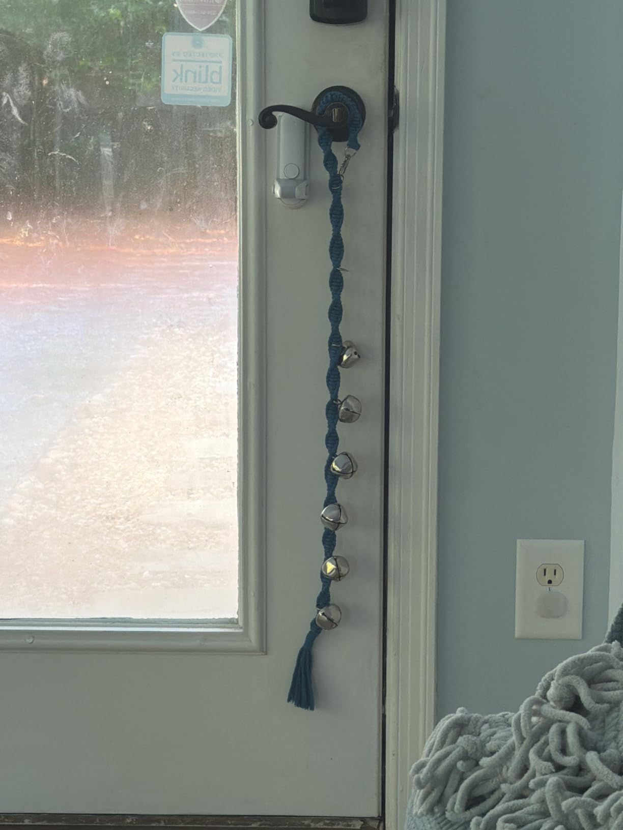 Dog Bells to Go Outside, Potty Training Bell, Handmade, Adjustable customer photo 2