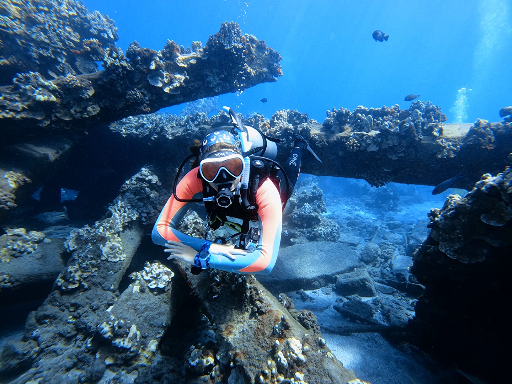 Tidal Mask-Advanced Anti Fog Diving Mask for Scuba Diving, Snorkeling, Free Diving&Swimming. Wide-Angle Tempered Glass Single Lens. customer photo 2
