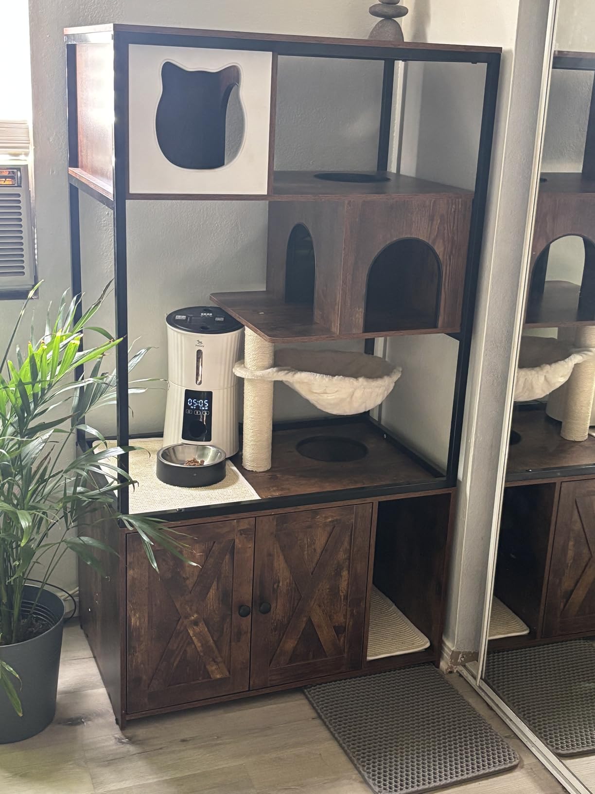 Petory WiFi Automatic Cat Feeder - 4L Dry Food Dispenser for Cats and Dogs customer photo 1
