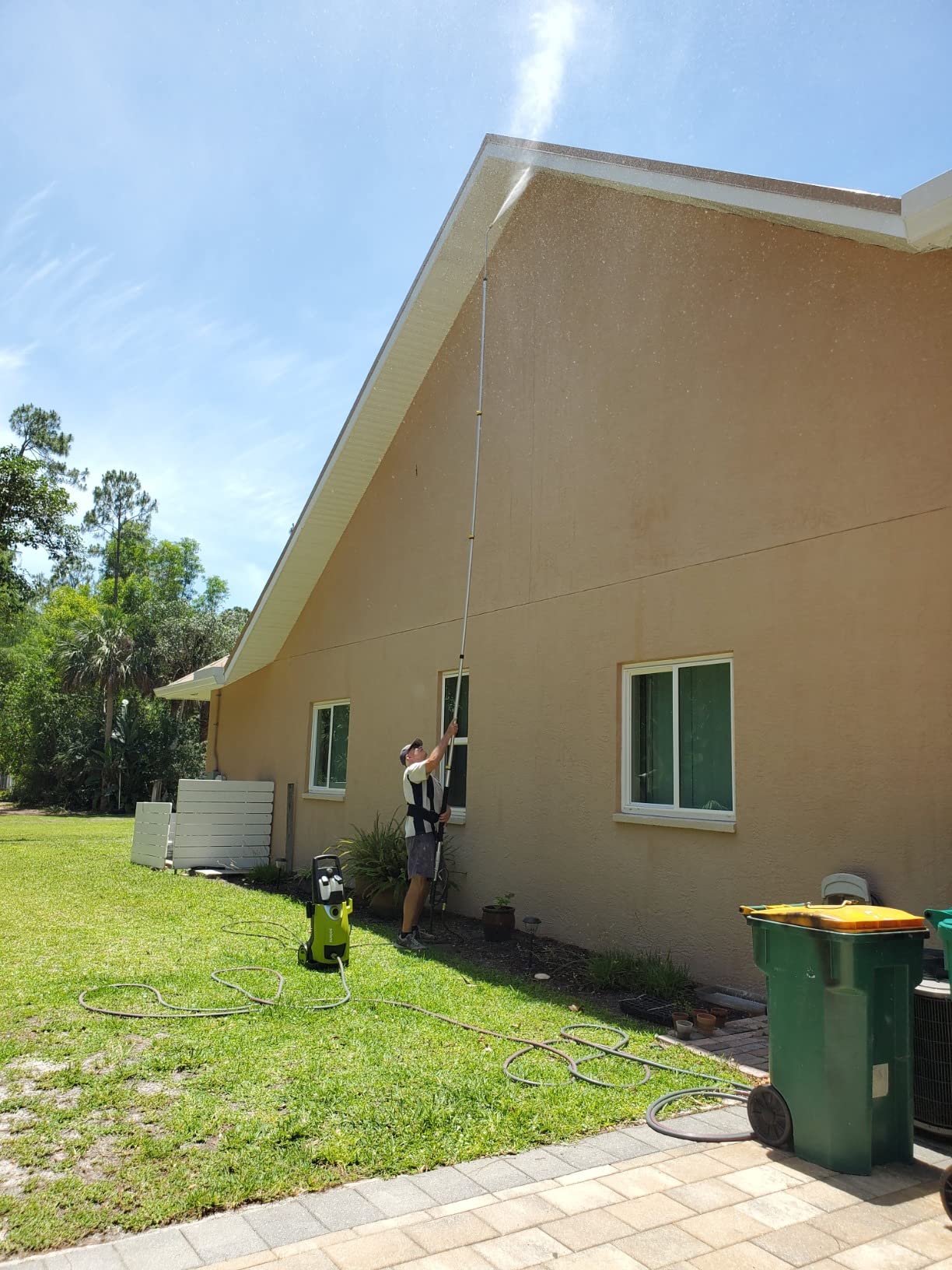 JANZ 24 FT Pressure Washer Telescoping Wand with 3 Extension Wands customer photo 1