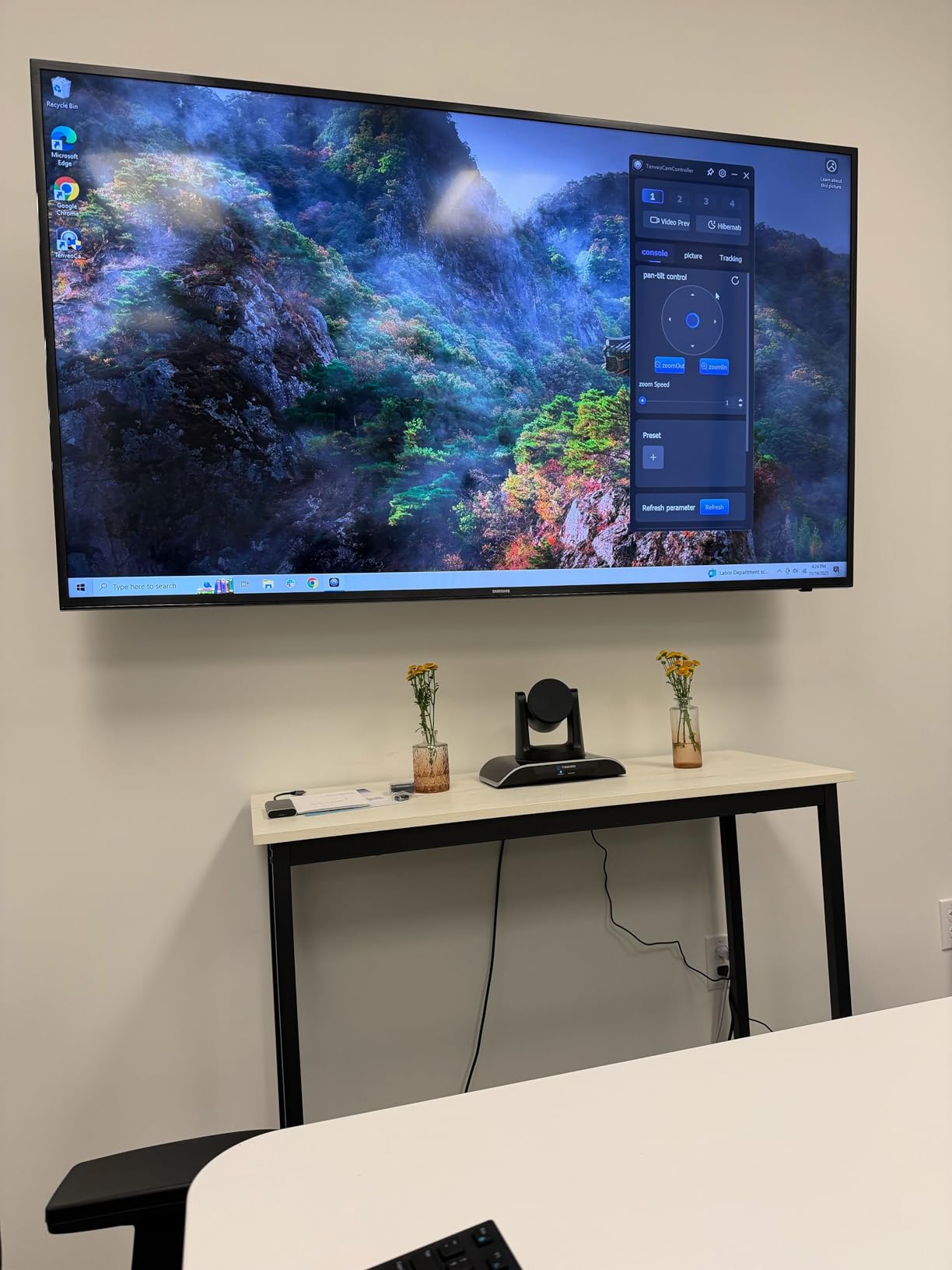 TONGVEO All-in-One Conference Room Video Camera System Al Auto-Tracking HD1080P 60fps 3X Optical Zoom USB3.0 HDMI PTZ Camera and Bluetooth Conference Speakerphone with Microphones customer photo 1