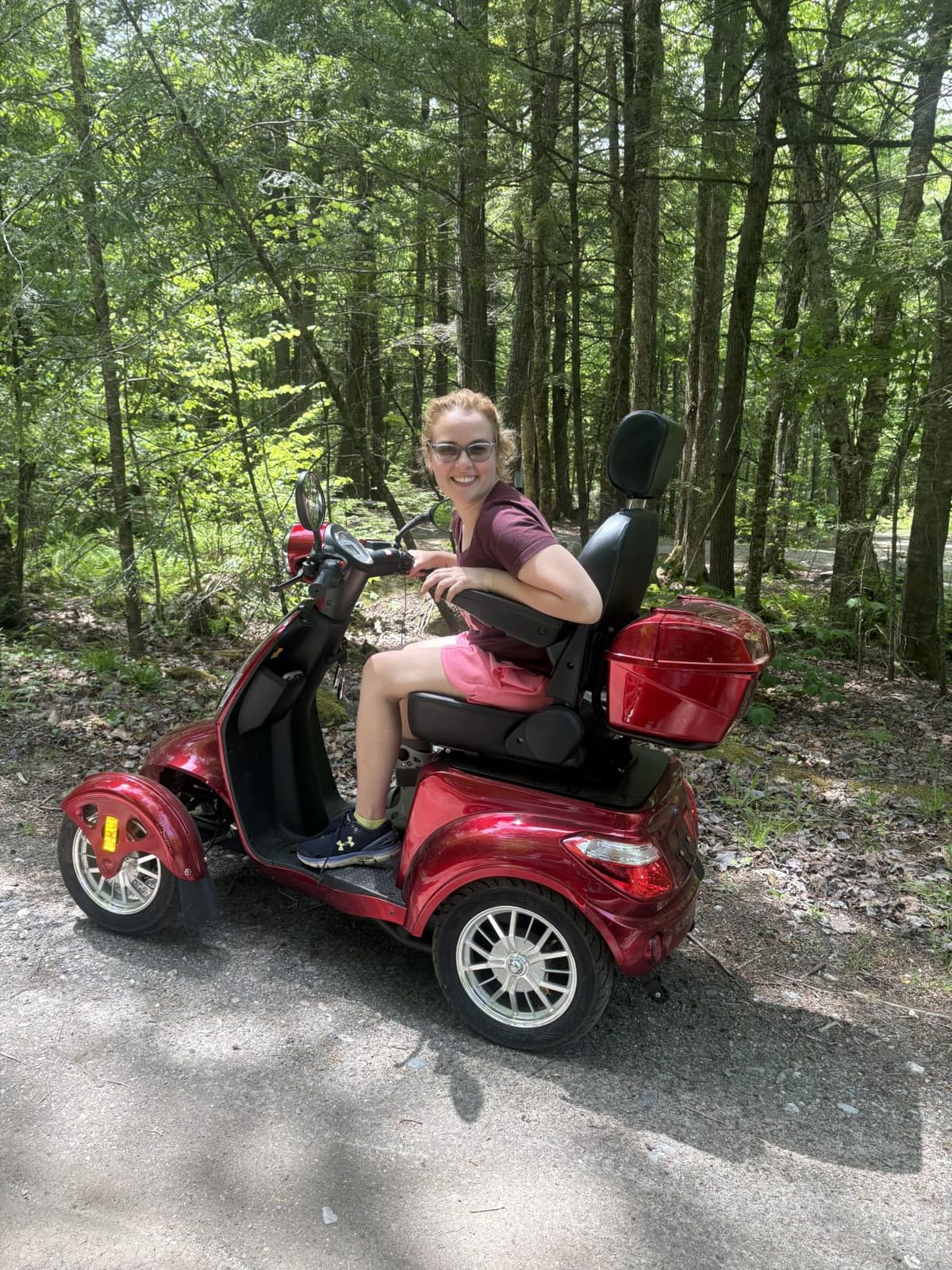 Heavy Duty 4 Wheel Mobility Scooters for Seniors & Adults 500lbs Capacity - Electric Powered Chair - 1000W All Terrain Fast Mobility Scooter for Travel w/Long Range Battery Remote Key customer photo 2
