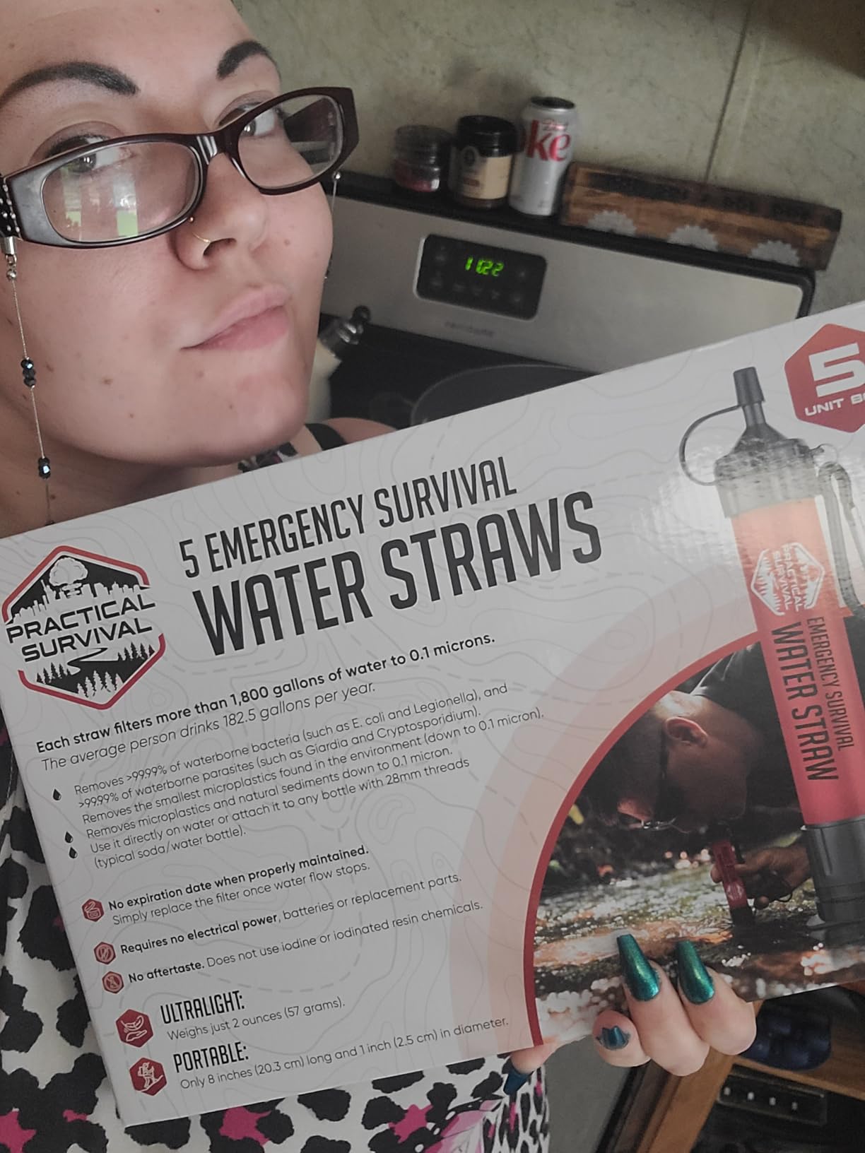 Practical Survival Reusable Emergency Water Filter Straws, 2-Pack customer photo 1