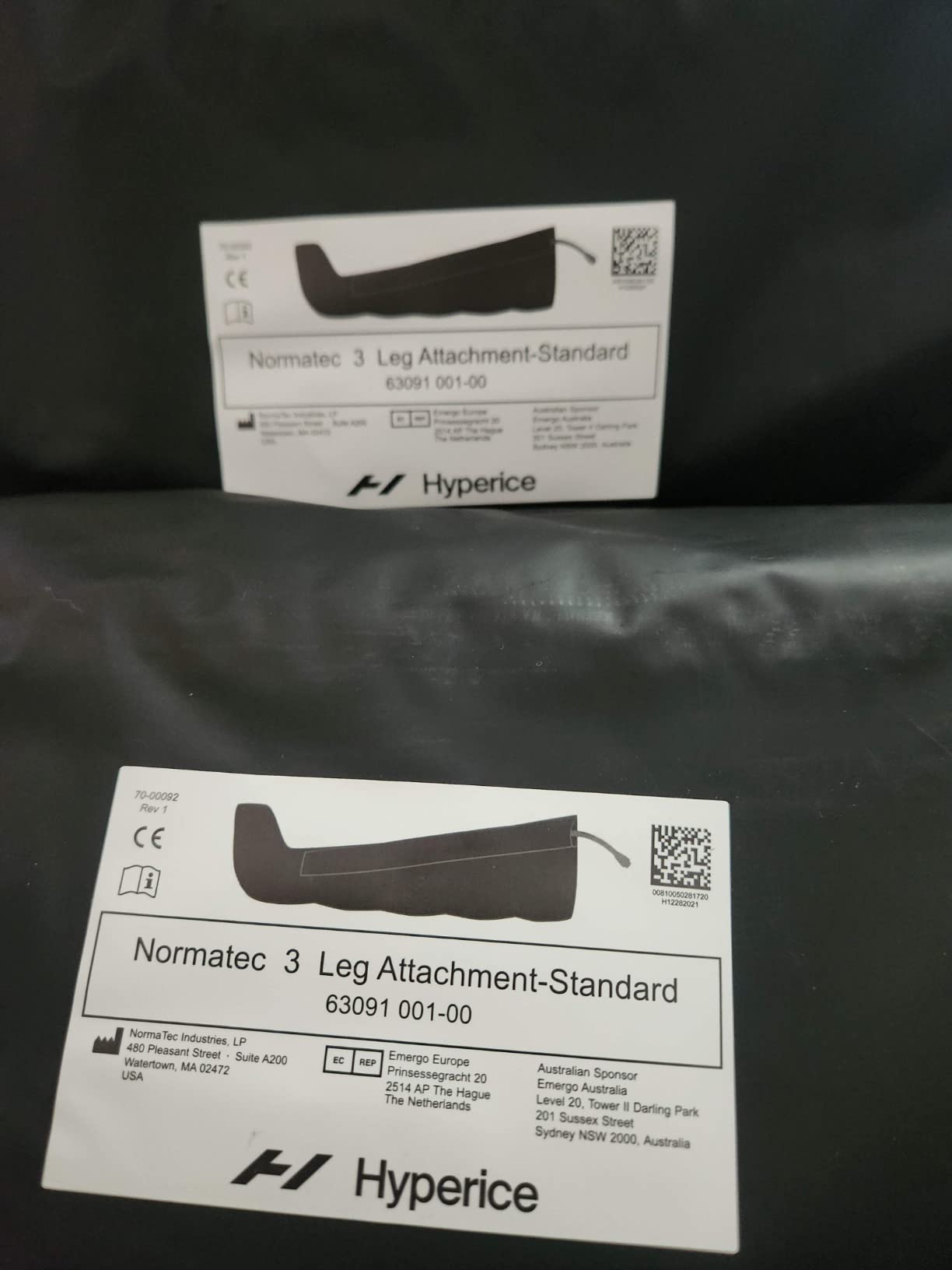 Hyperice Normatec 3 Legs Compression Boots Full Leg Recovery Size Standard customer photo 1