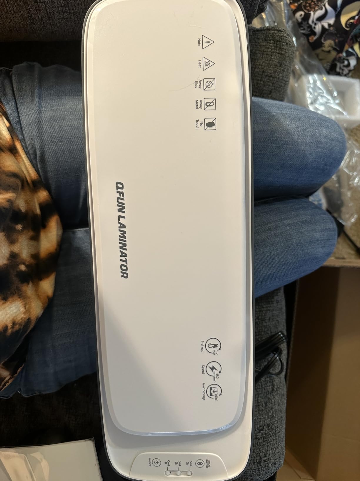 Qfun 13-Inch Thermal & Cold Laminator Machine 11x17 with Laminating Sheets customer photo 2