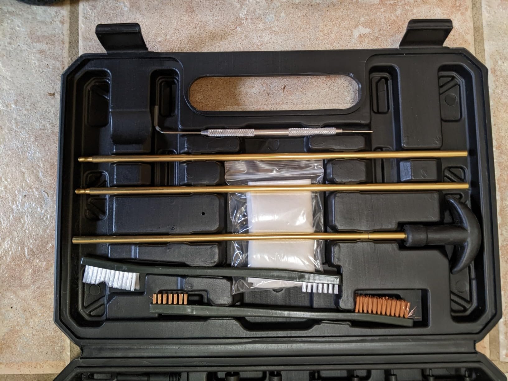 Gun Cleaning Kit Universal Supplies for Rifle Pistol Shotgun with Portable Carrying Case for 12Ga 20Ga .22 5.56mm .223 Chamber .243/6MM .270/284 .30/308 357/38 9MM .40 .45 customer photo 2