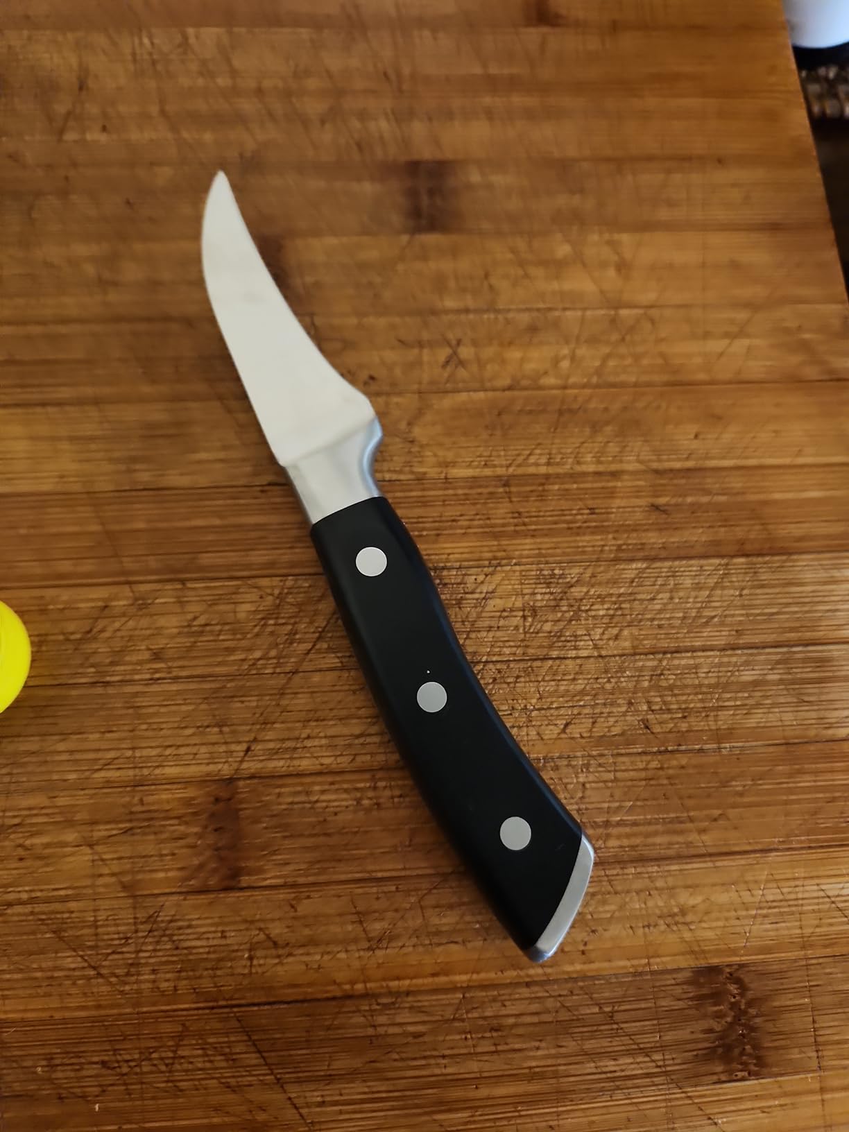 OAKSWARE Bird Beak Paring Knife, 2.75 Inch Razor-Sharp Pro Tourné Knife customer photo 2
