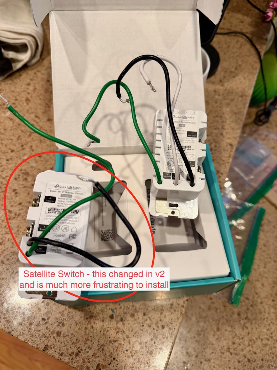 Kasa Smart 3-Way Dimmer Switch Kit, KS230 KIT v2, Need Neutral Wire customer photo 1