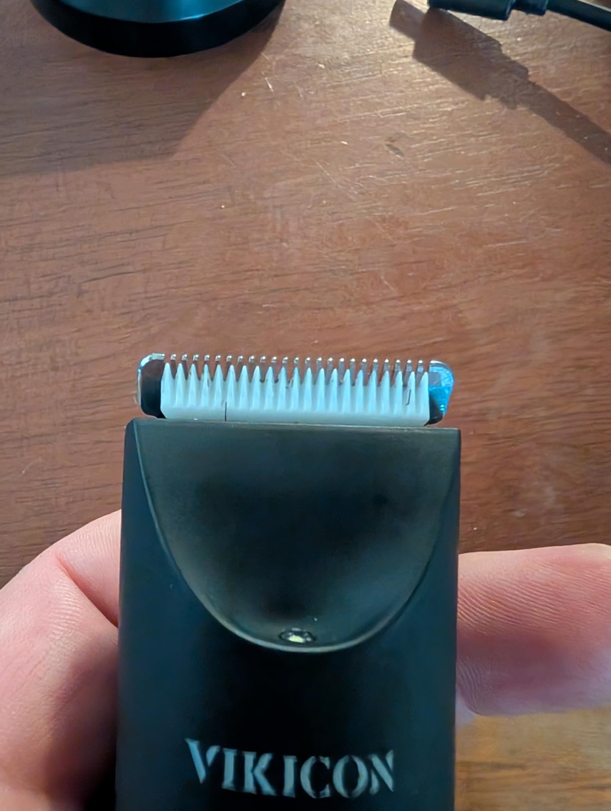 Bikini Trimmer for Women, No-Nick Electric Razor for Sensitive Skin, Blue customer photo 2
