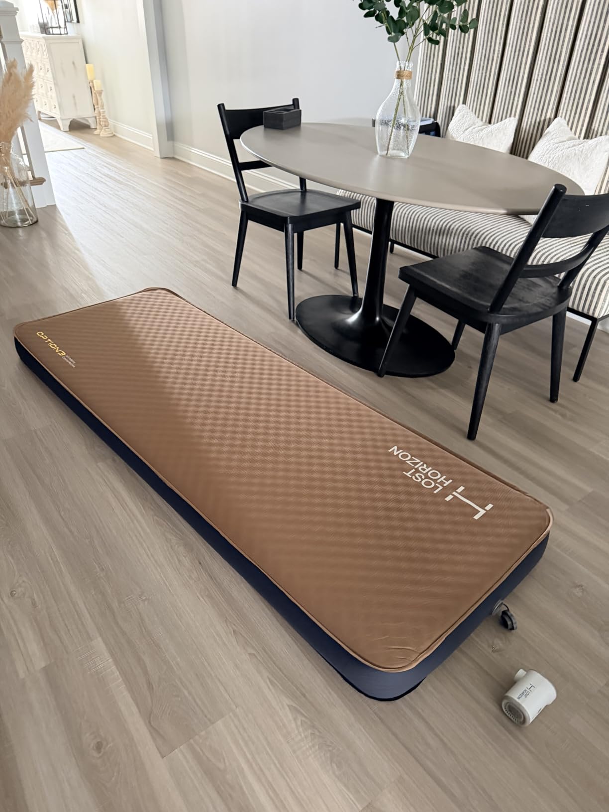 Lost Horizon Option3 Self-Inflating Foam Camping Mattress, Twin, 4.5