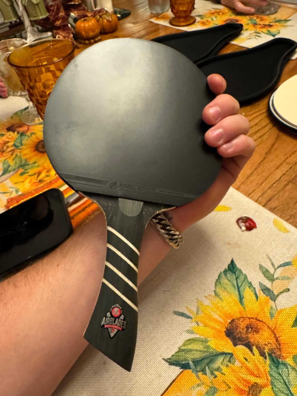 The Peace Maker ALC - Professional Ping Pong Paddle - Carbon Fiber Table Tennis Racket Producing Maximum Spin & Control for All Levels customer photo 1