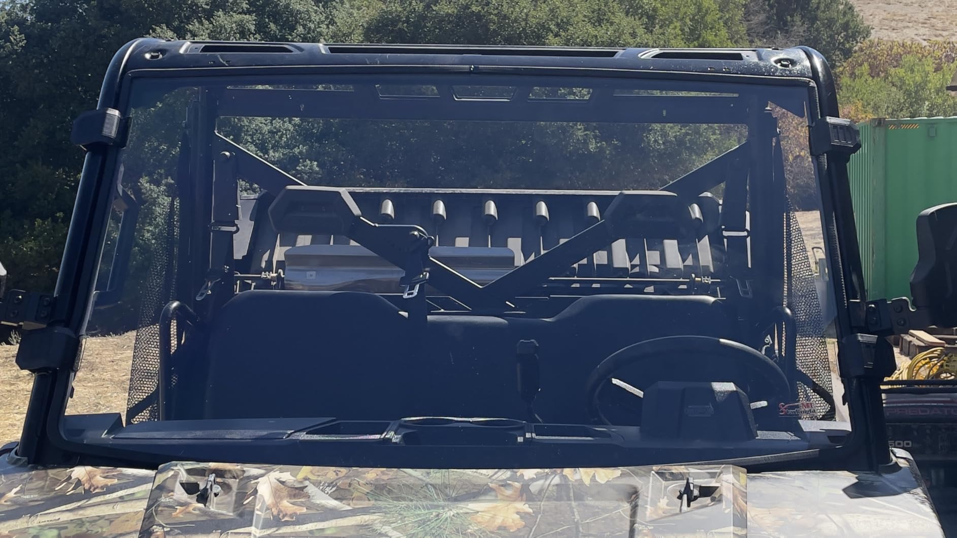 StarknightMT Full Front Windshield Compatible with Polaris Ranger XP 1000/Crew 2017-2026 Ranger 1000/Crew 2020-2026 Ranger XP 900/Crew Hard Coated Clear Window PC Scratch Resistant Tool-Free Install customer photo 2