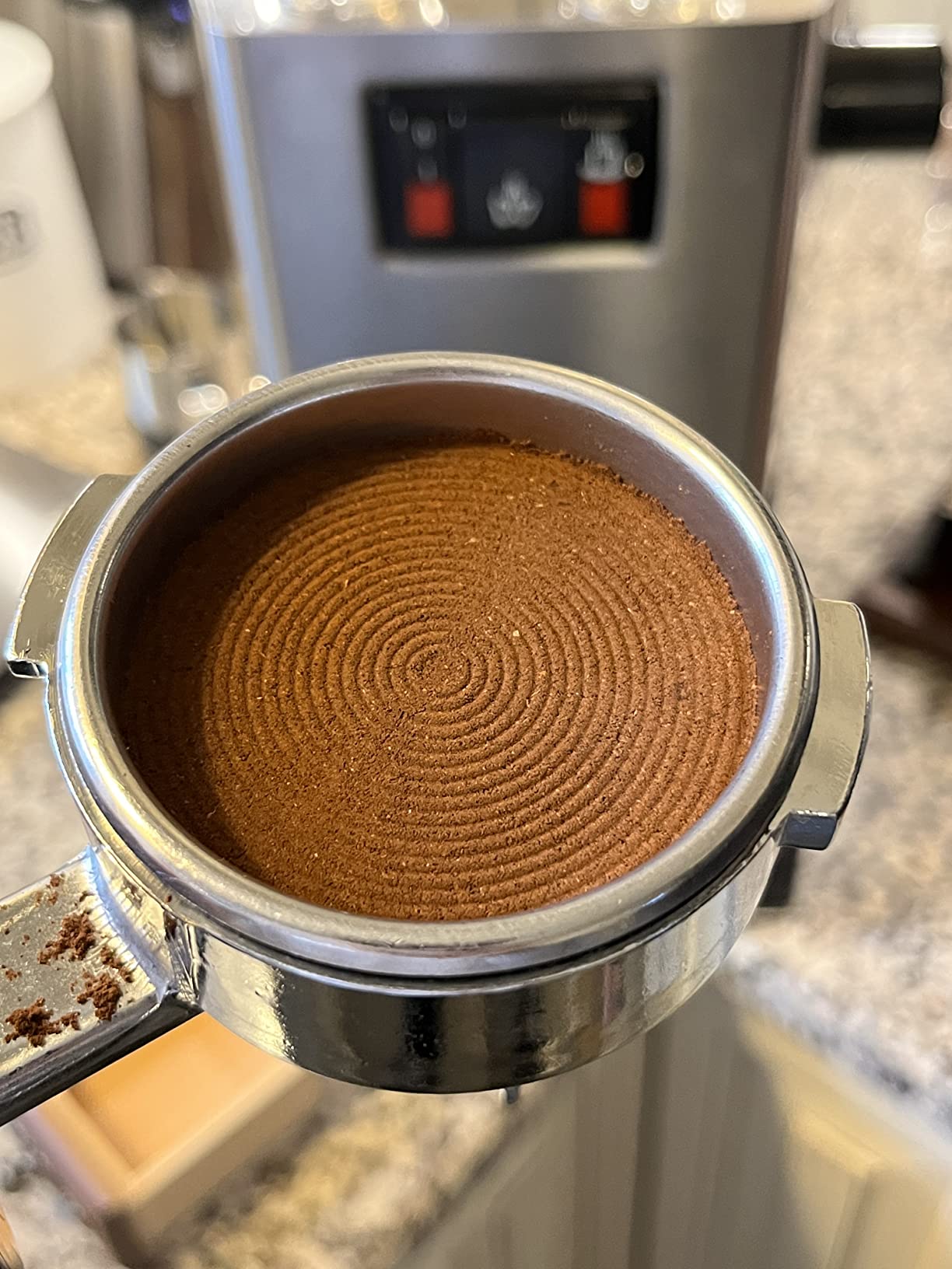 IKAPE 53.3mm Espresso Tamper, Premium Barista Coffee Tamper with Calibrated Spring Loaded, Threaded Stainless Steel Base Tamper Fits for Breville Series 54mm Portafilter Basket customer photo 1