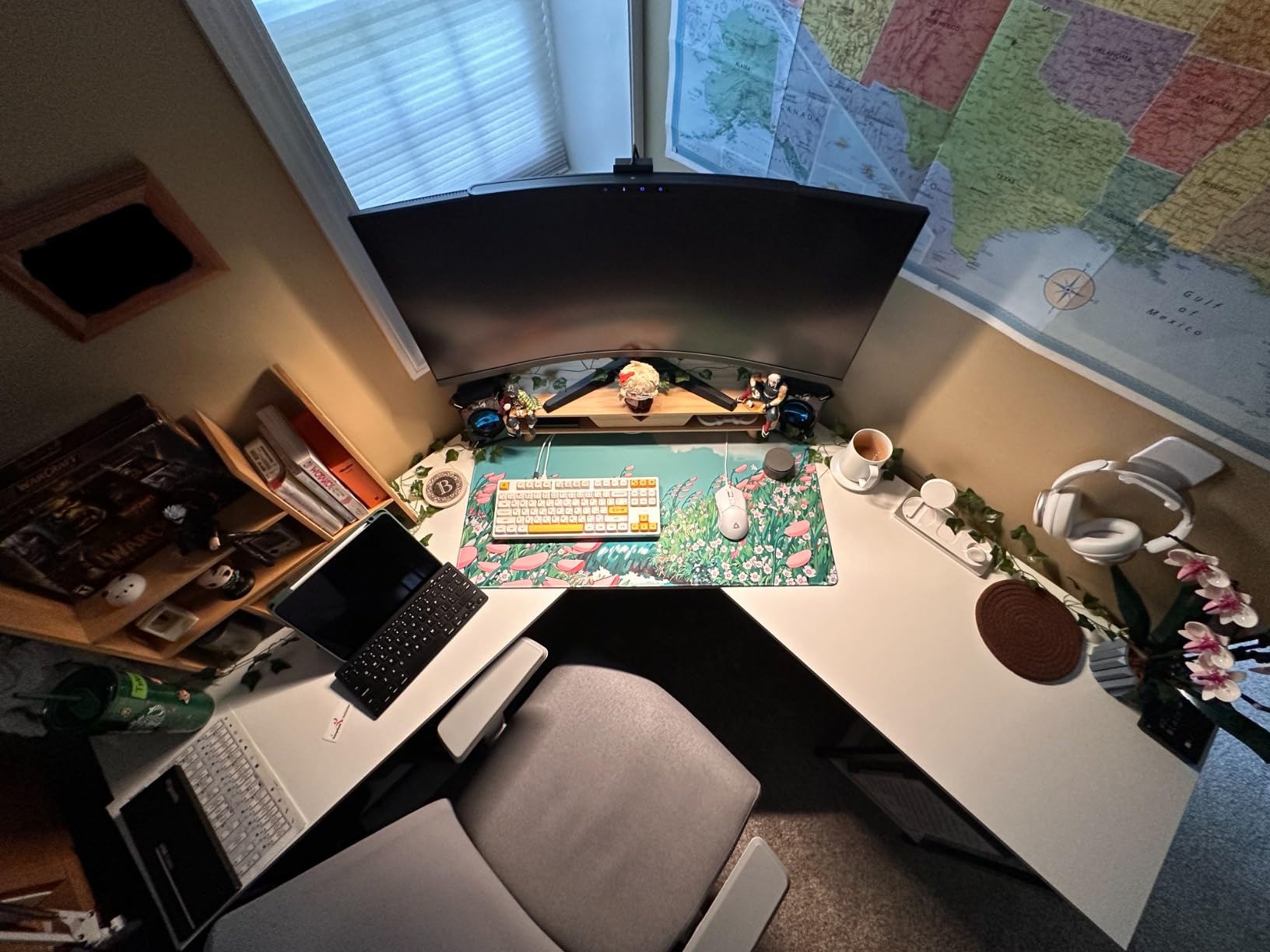 ONWAY Curved Monitor Light Bar with Wireless Remote,Monitor Auto-Dimming and Camera Base,Applicable to All Screens. No Screen Glare,for Home Office customer photo 2
