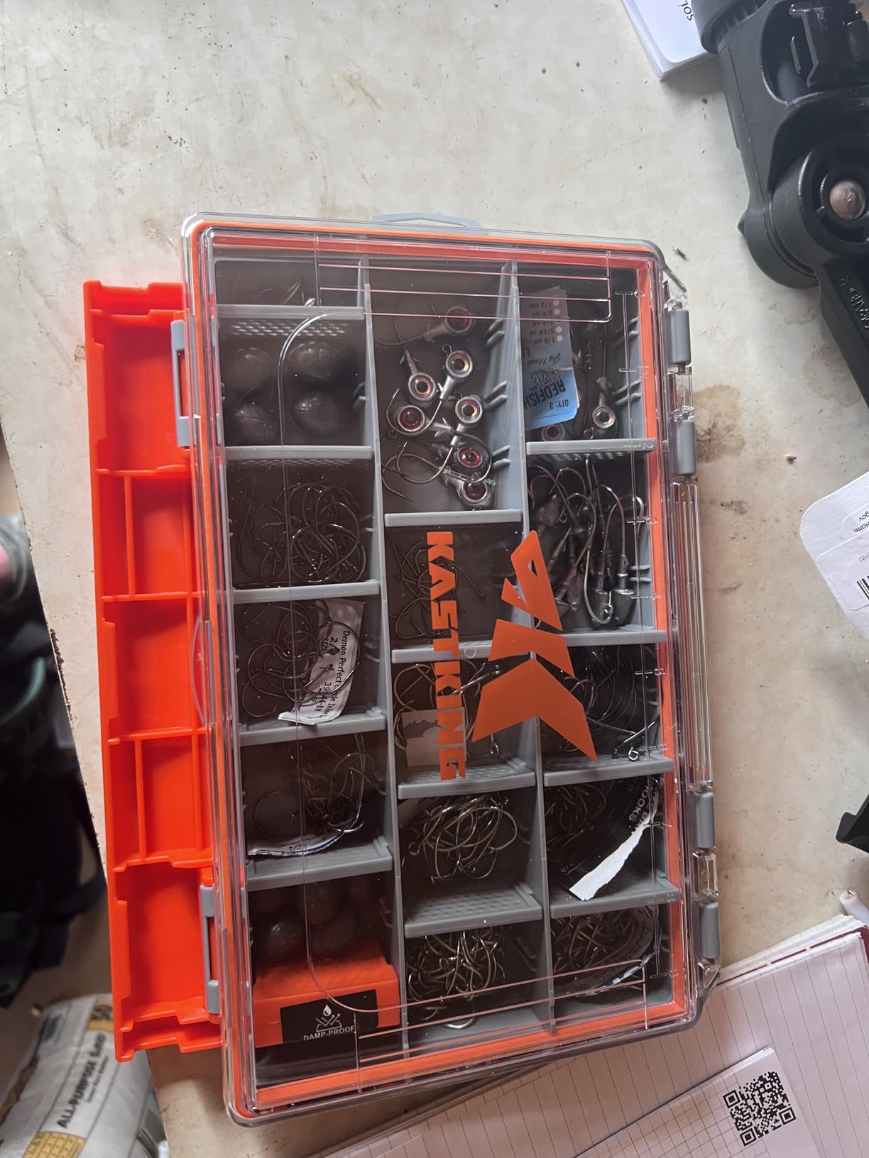 KastKing HyperSeal Waterproof Tackle Box, 3600 Tackle Trays customer photo 1