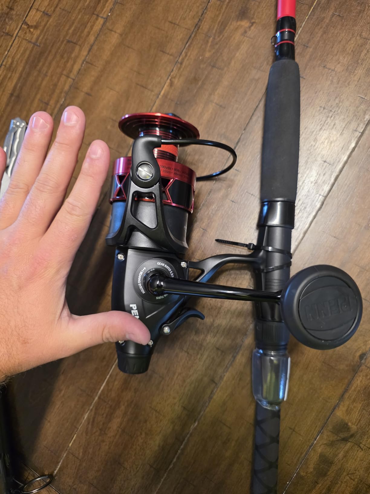 Penn Fierce IV Spinning Reel and Fishing Rod Combo customer photo 2