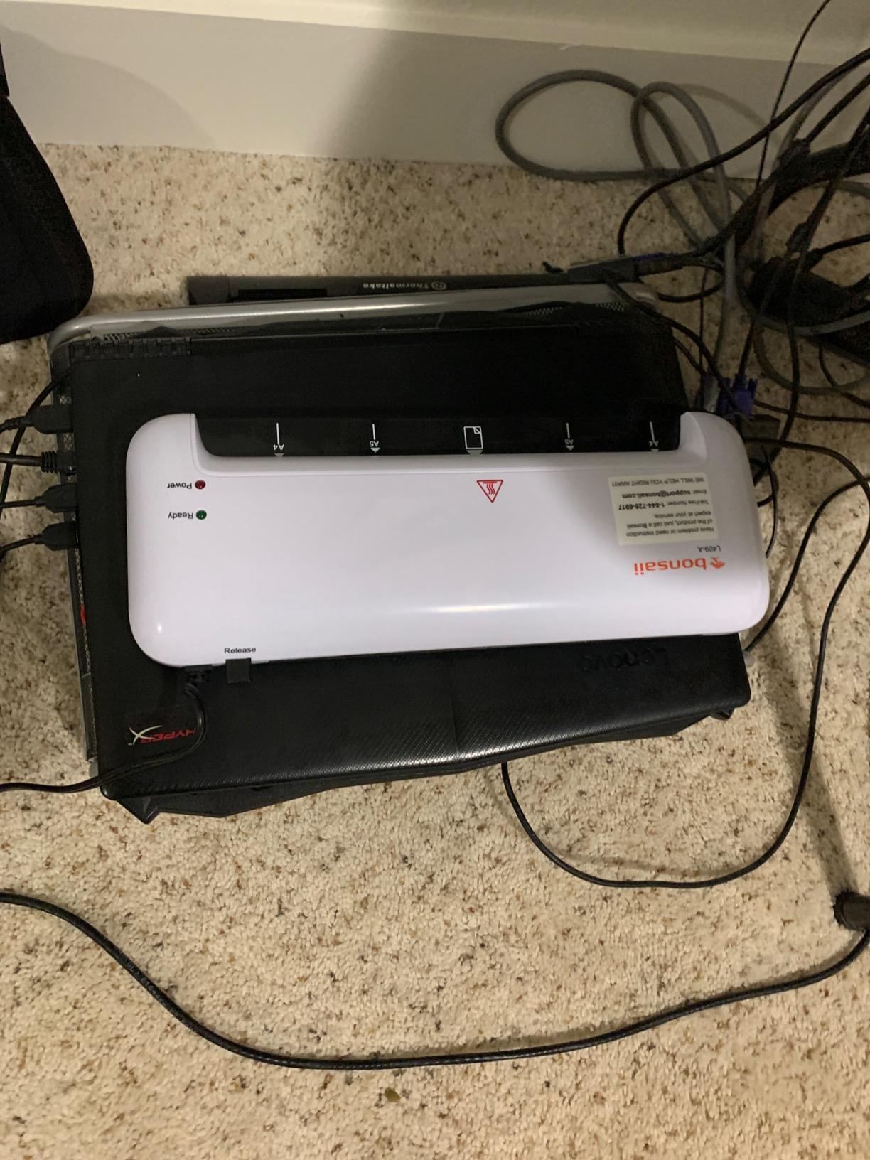 Bonsaii 13 Inch Thermal Laminator Machine for Teachers & Classroom customer photo 1