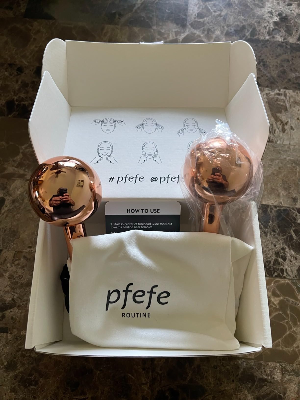 pfefe Ice Globes for Face & Eyes, Unbreakable Stainless Steel Cryo Sticks for Beauty Routines, Facials Cold Roller Cooling Globes for Puffiness, Wrinkles, Dark Circles, Headaches customer photo 1