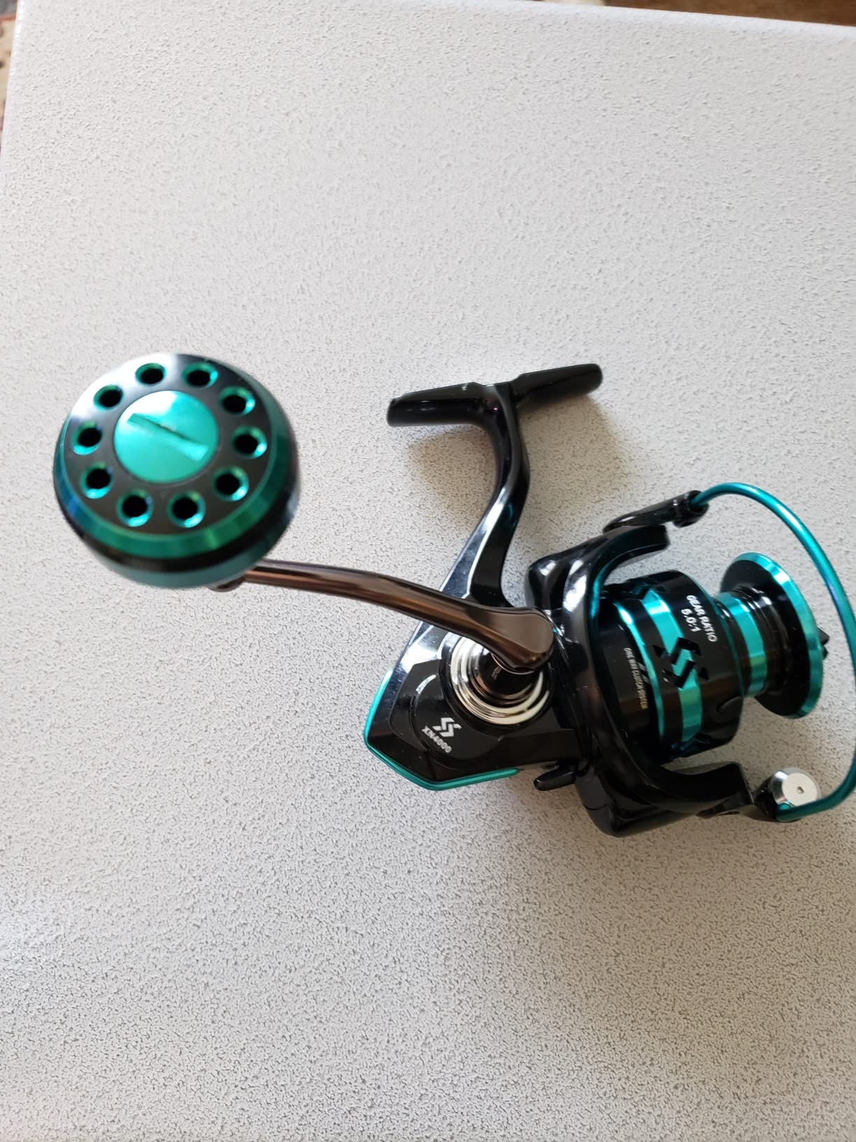 Sougayilang 7’ Fishing Rod and Reel Spinning Combo, 2 Piece Fishing Rod, Size 4000 Reel, Right/Left Handle Position, Suitable for Inshore Fishing customer photo 1