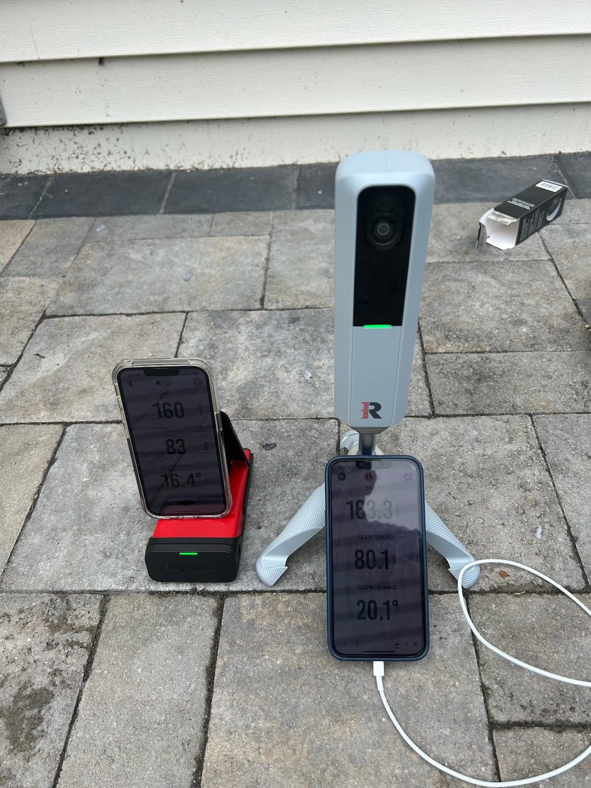 Rapsodo MLM2Pro Mobile Launch Monitor Golf Simulator | 3 Chrome Tour Balls customer photo 1